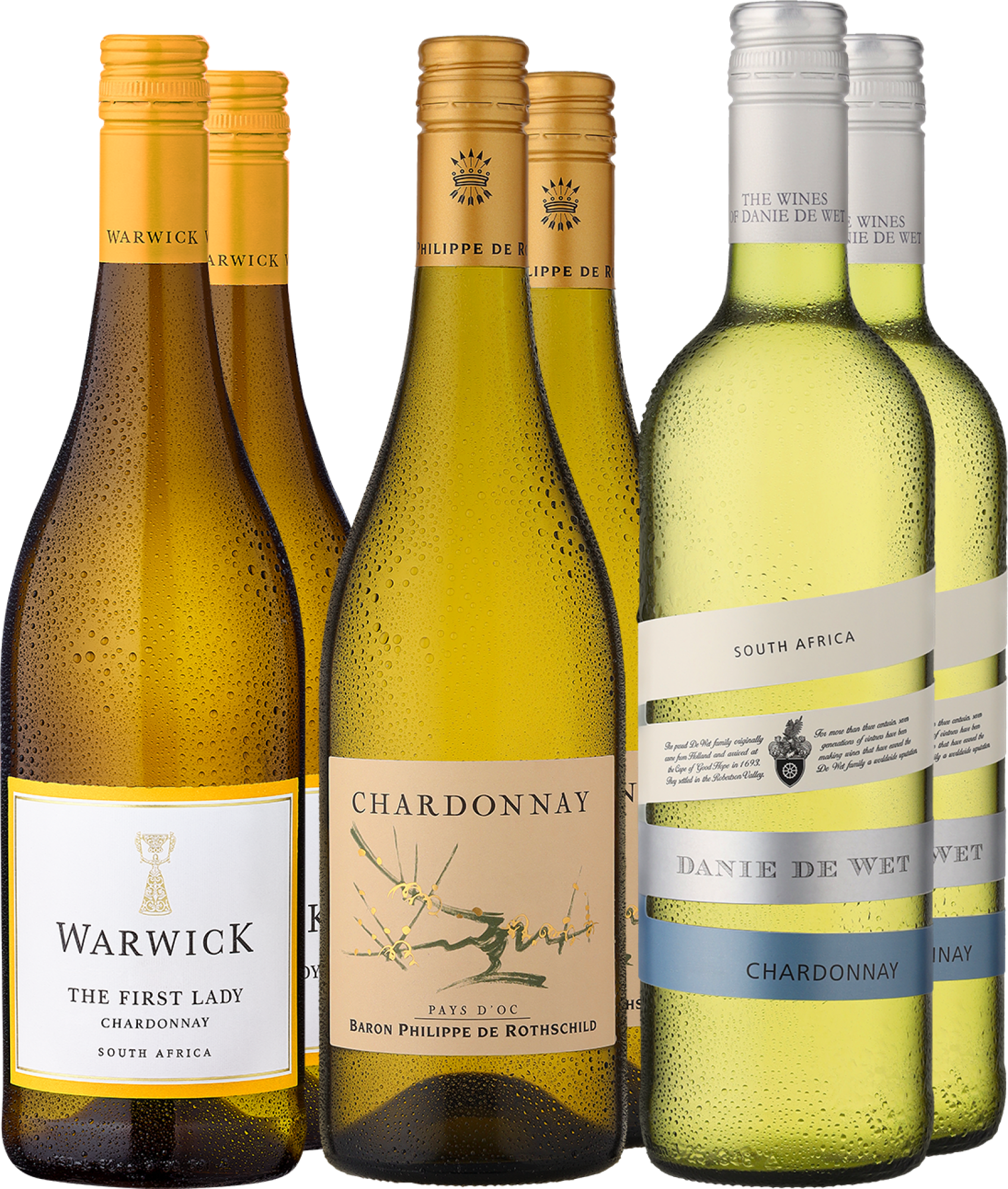 6er-Probierpaket »Chardonnay Weltreise«