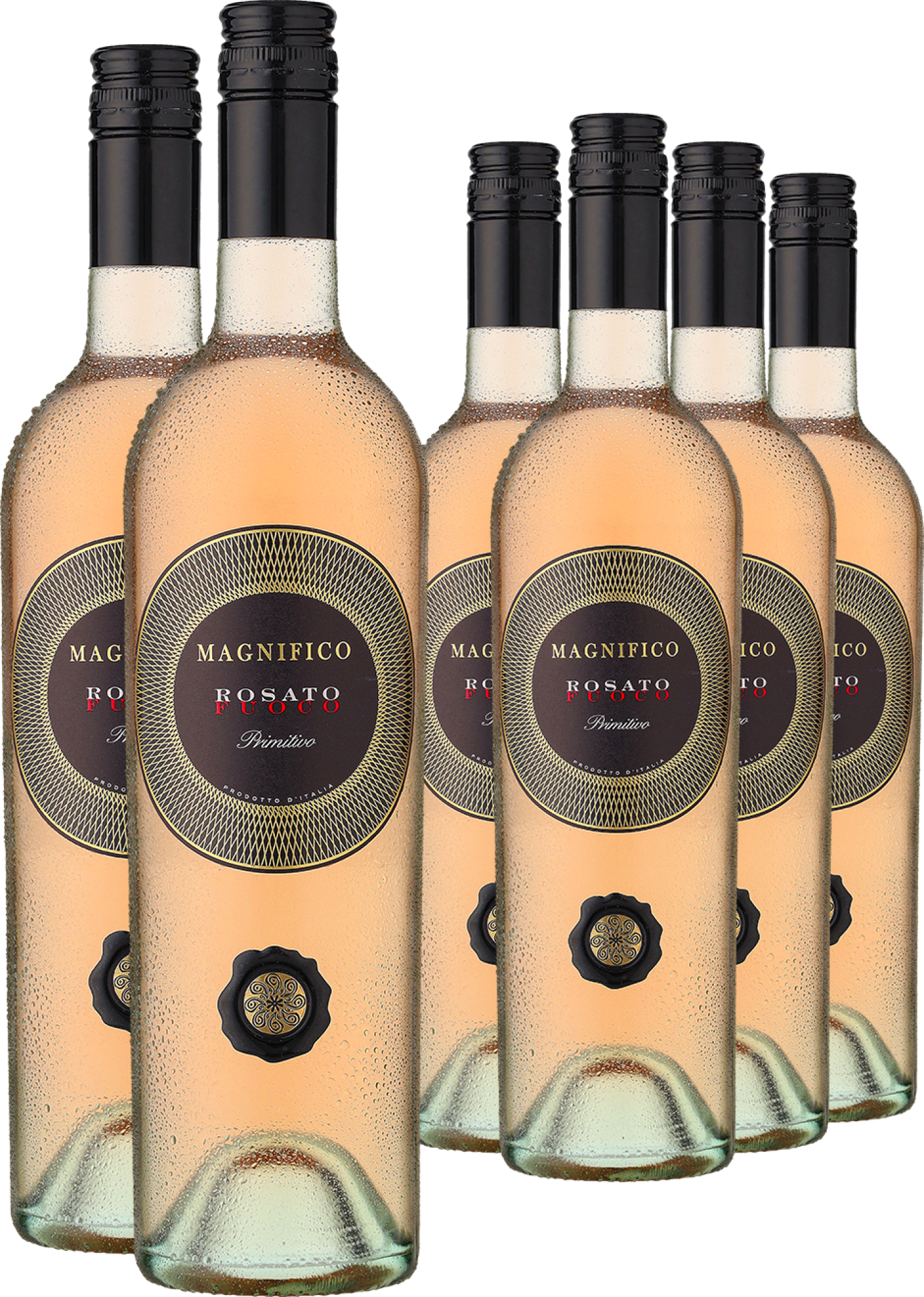 4+2-PAKET Magnifico Fuoco Primitivo Rosato 2024