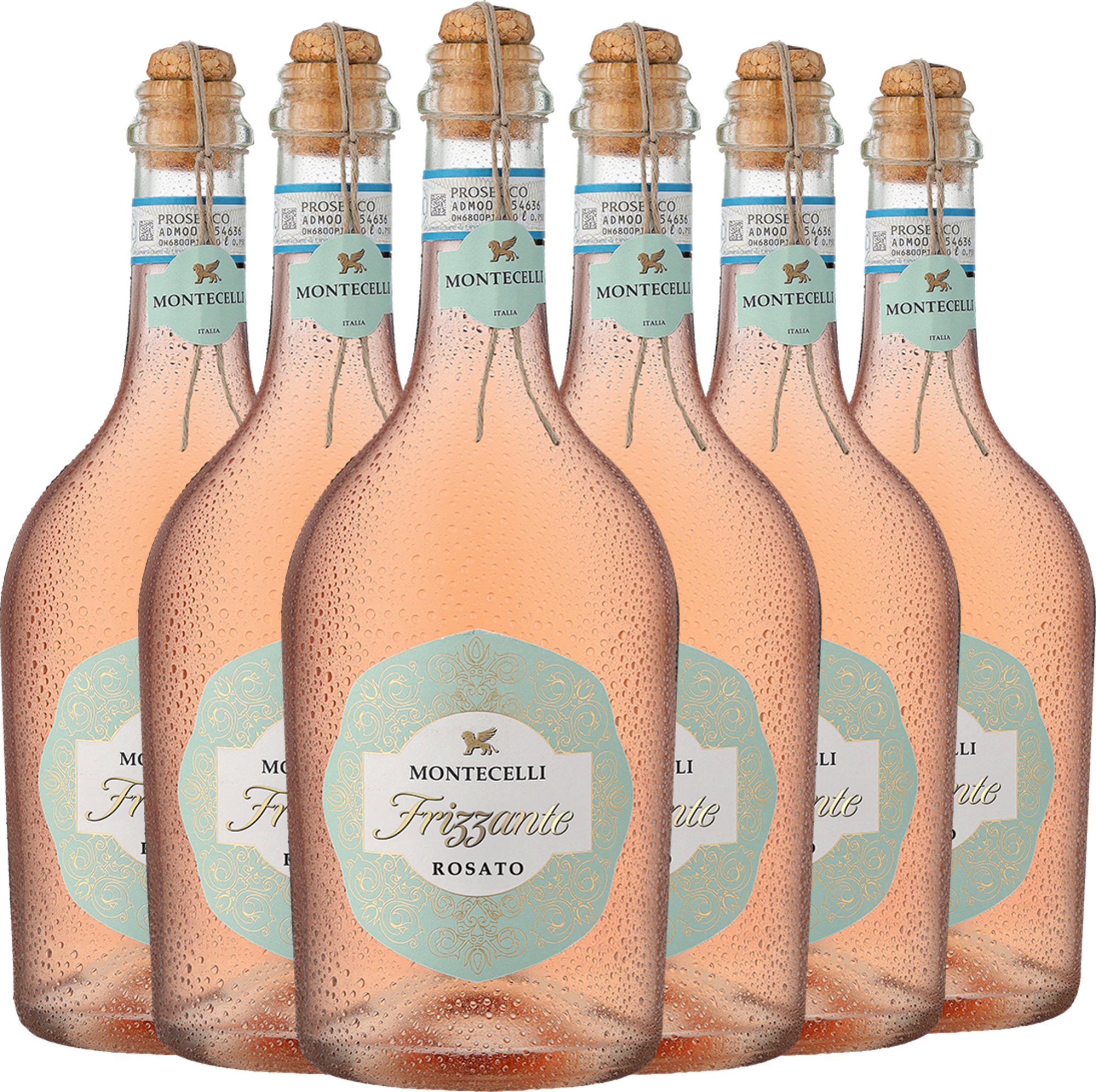 Montecelli Frizzante Rosato im 6er-Vorratspaket