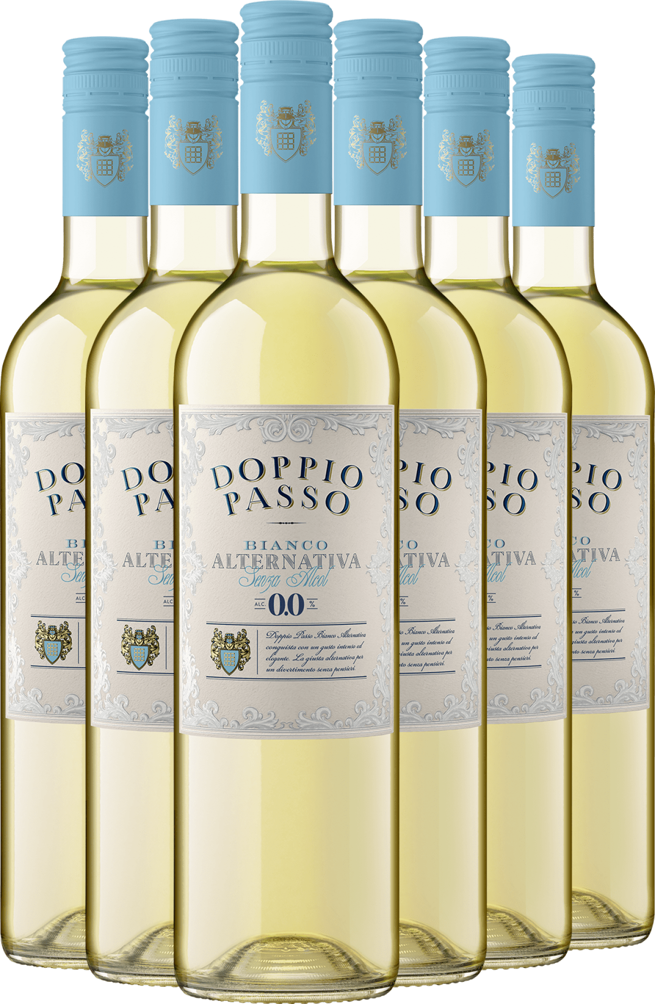 Doppio Passo Bianco »Alternativa« Alkoholfrei im 6er-Vorratspaket