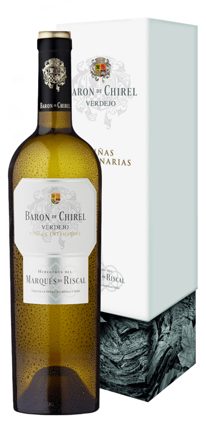 Marqués de Riscal Baron Verdejo in de Geschenkverpackung Chirel