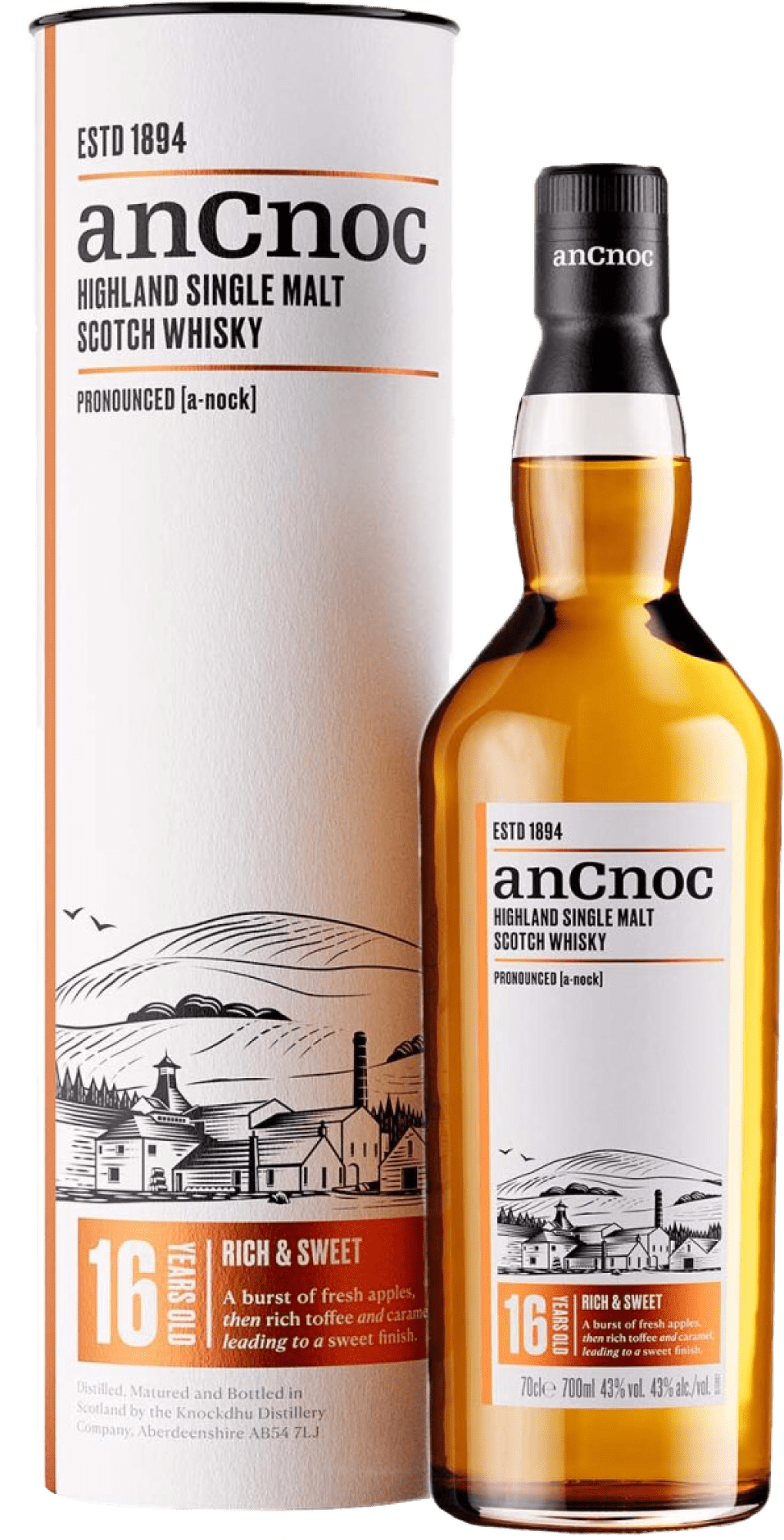 5010509883849 - anCnoc 16 Years Old Highland Single Malt Scotch Whisky 5010509883849 - anCnoc 16 Years Old Highland Single Malt Scotch Whisky