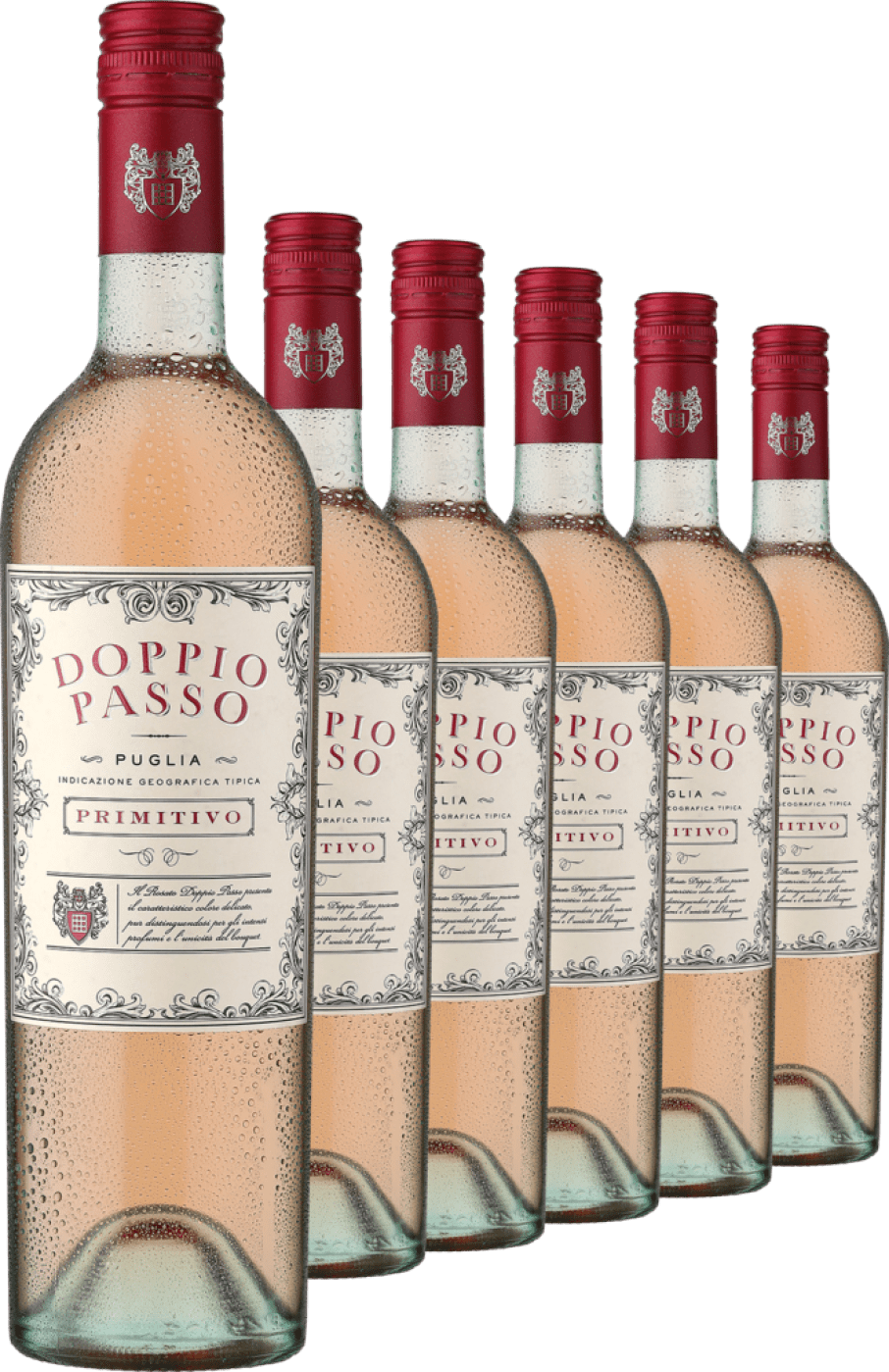 2023 Doppio Passo Rosato Primitivo im 6er-Vorratspaket  Club of Wine DE