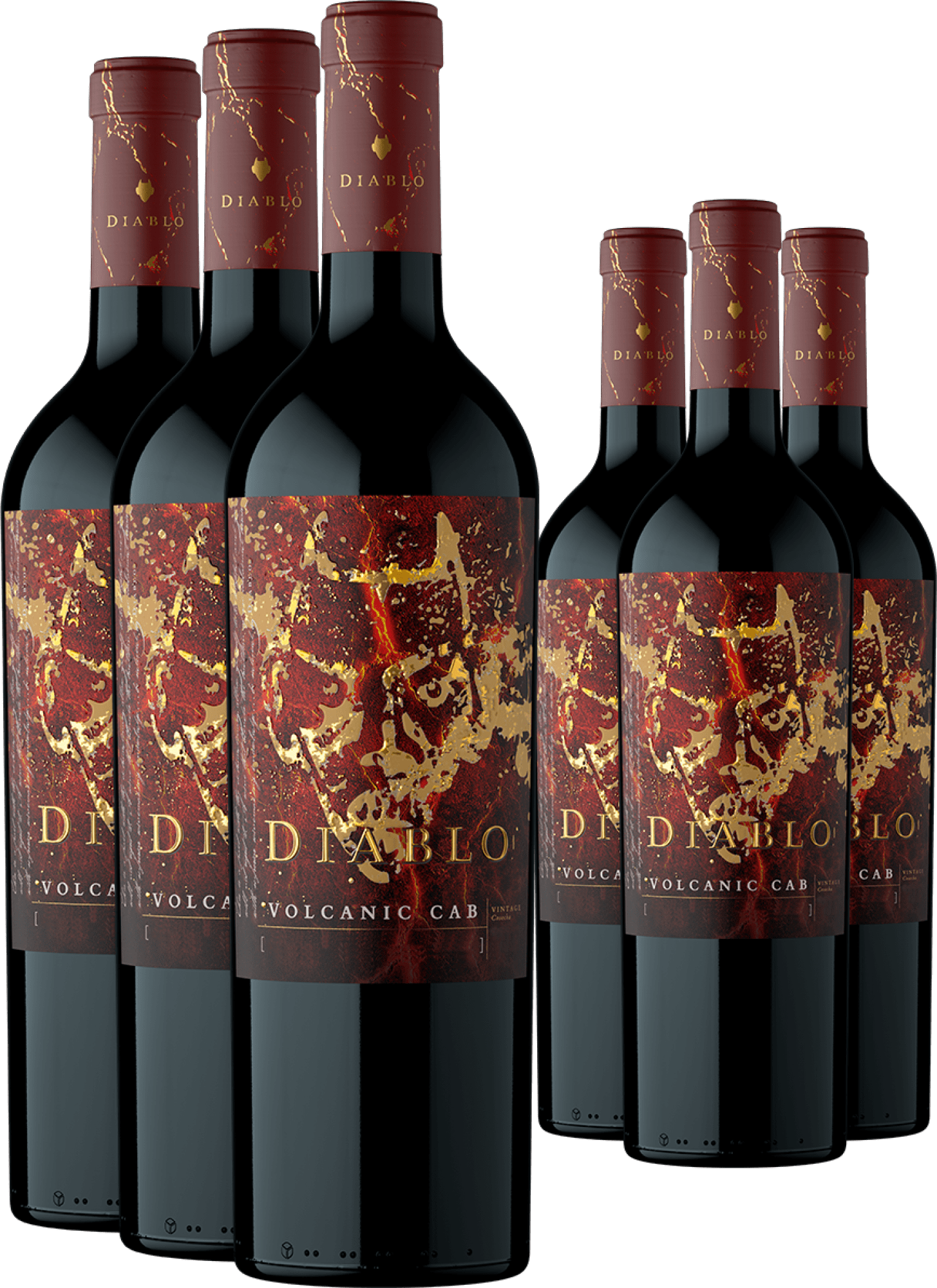 3+3-PAKET Concha y Toro »Diablo« Volcanic Cab 2022