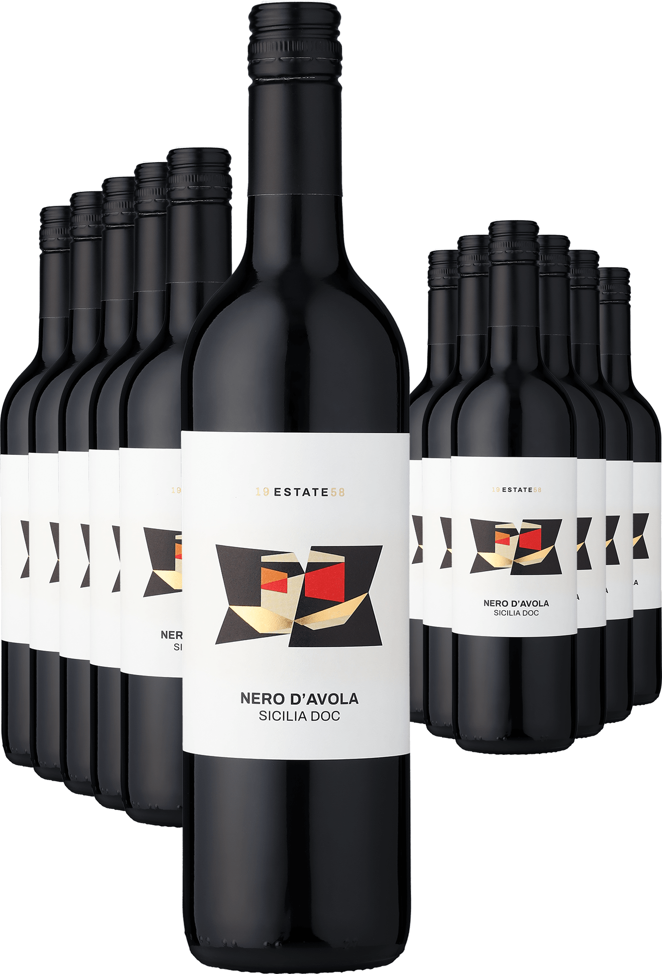 4002859982847 - 6+6-PAKET Estate 1958 Nero dAvola im 12er-Vorratspaket 2023 4002859982847 - 6+6-PAKET Estate 1958 Nero dAvola im 12er-Vorratspaket 2023