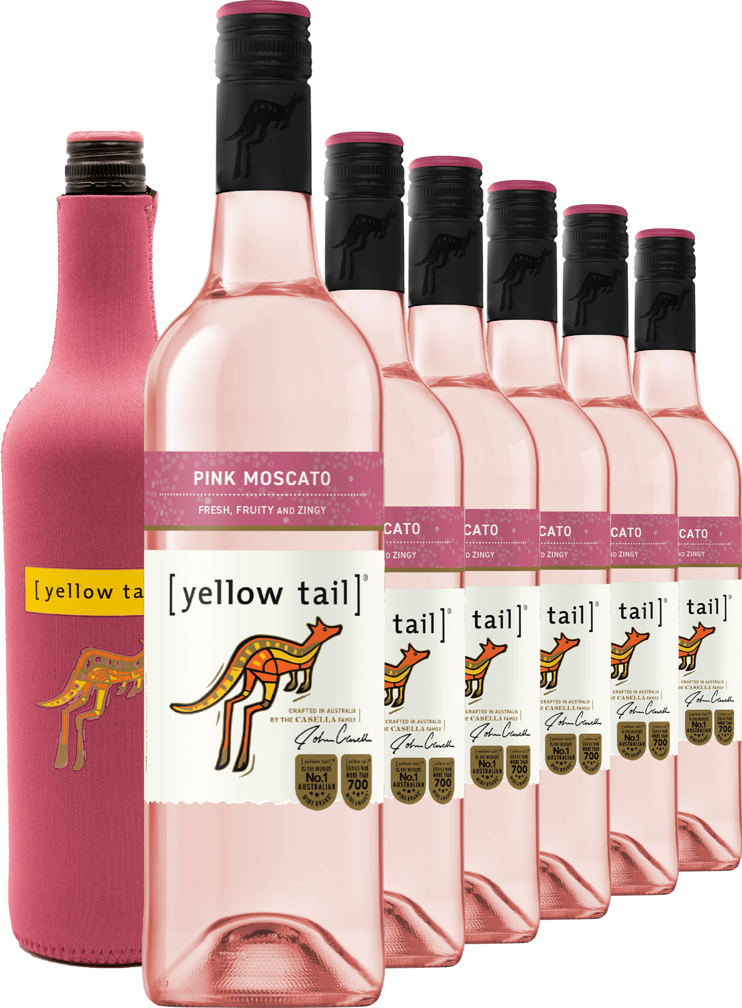 [yellow tail] Pink Moscato im 6er-Vorratspaket + Icebag GRATIS
