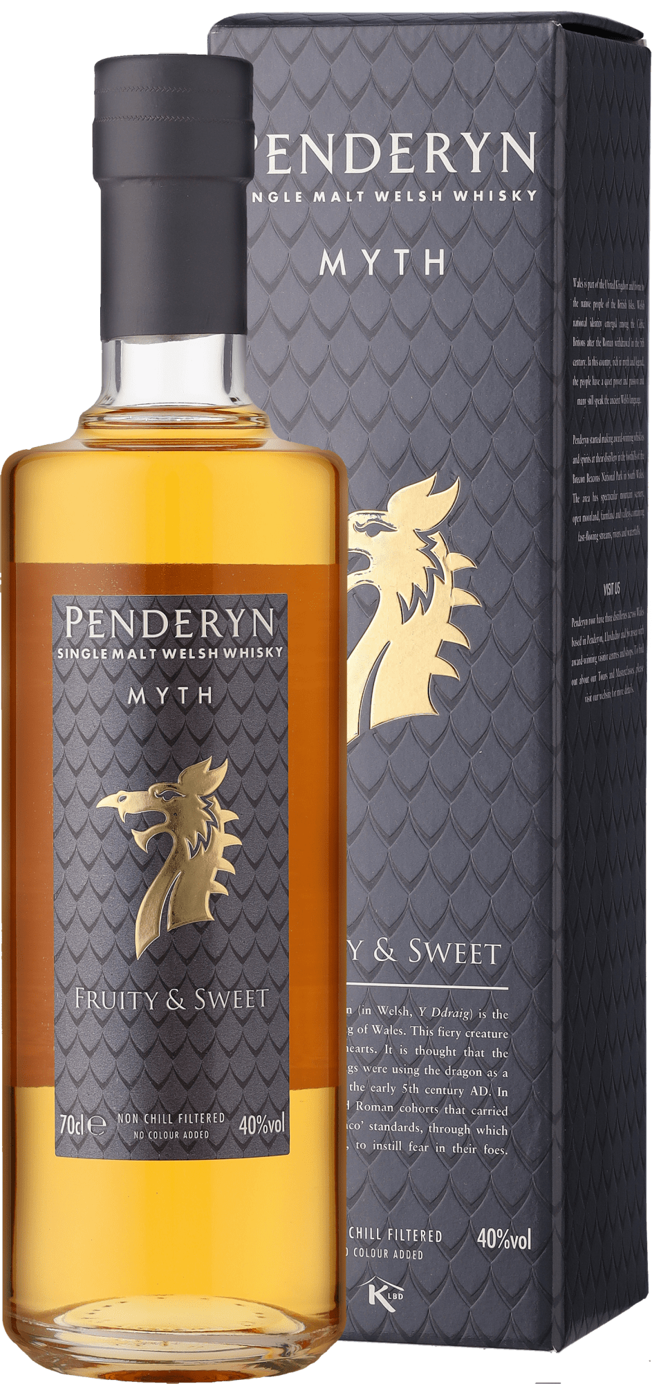 5011594002566 - Penderyn Dragon Range Myth Single Malt Welsh Whisky in Geschenkverpackung 5011594002566 - Penderyn Dragon Range Myth Single Malt Welsh Whisky in Geschenkverpackung