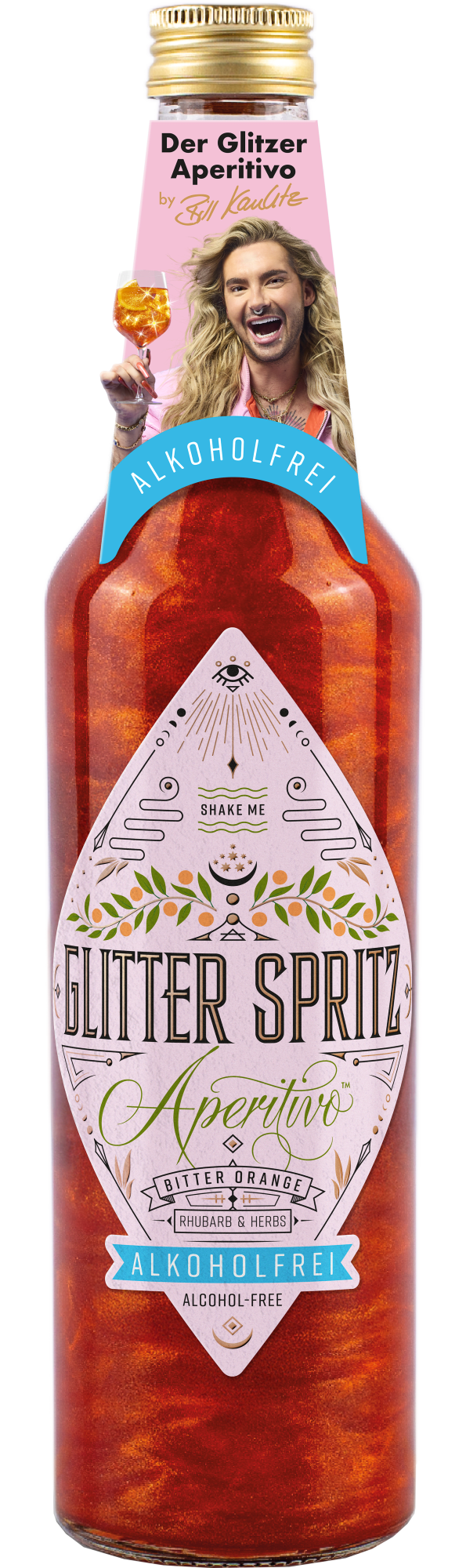 Glitter Spritz Aperitivo Alkoholfrei