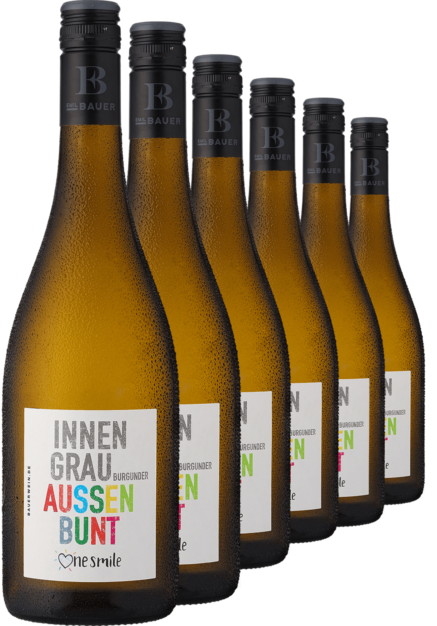 2023 Emil Bauer »One Smile« Grauburgunder im 6er-Vorratspaket