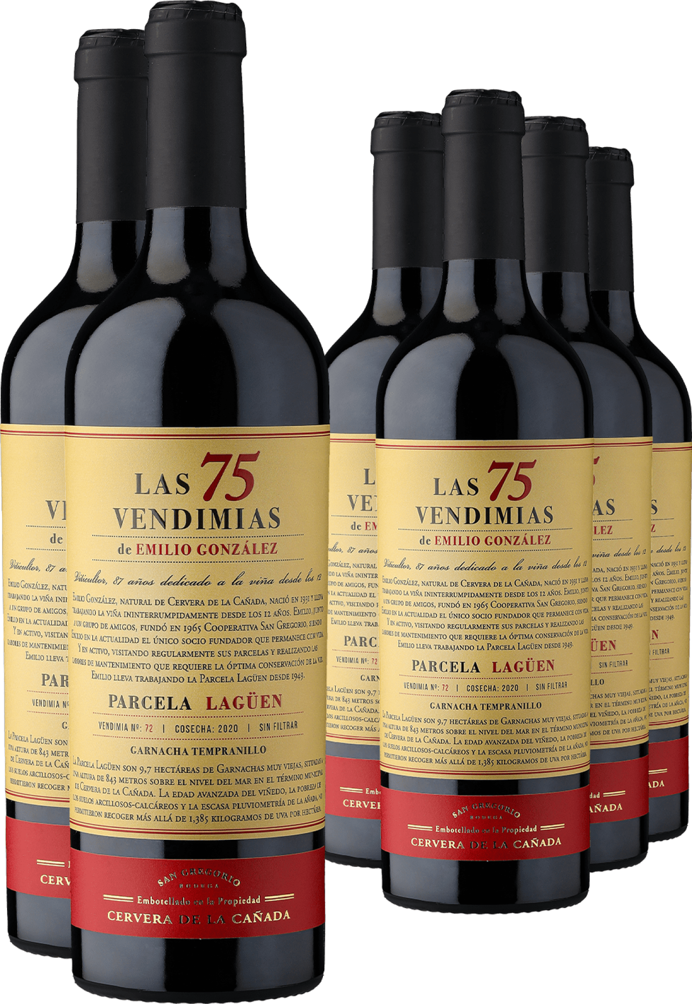 4+2-PAKET Bodega San Gregorio »Las 75 Vendimias de Emilio González« 2020