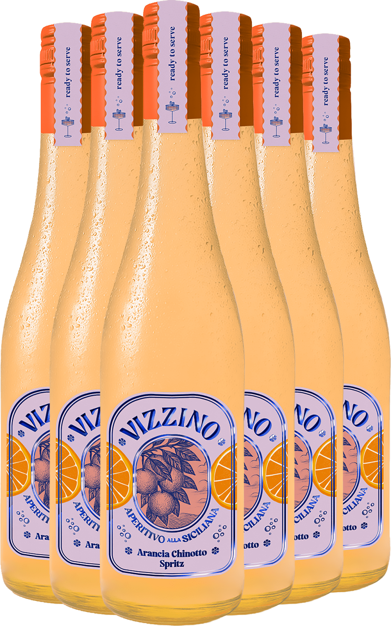 VIZZINO Arancia Chinotto Spritz im 6er-Vorratspaket