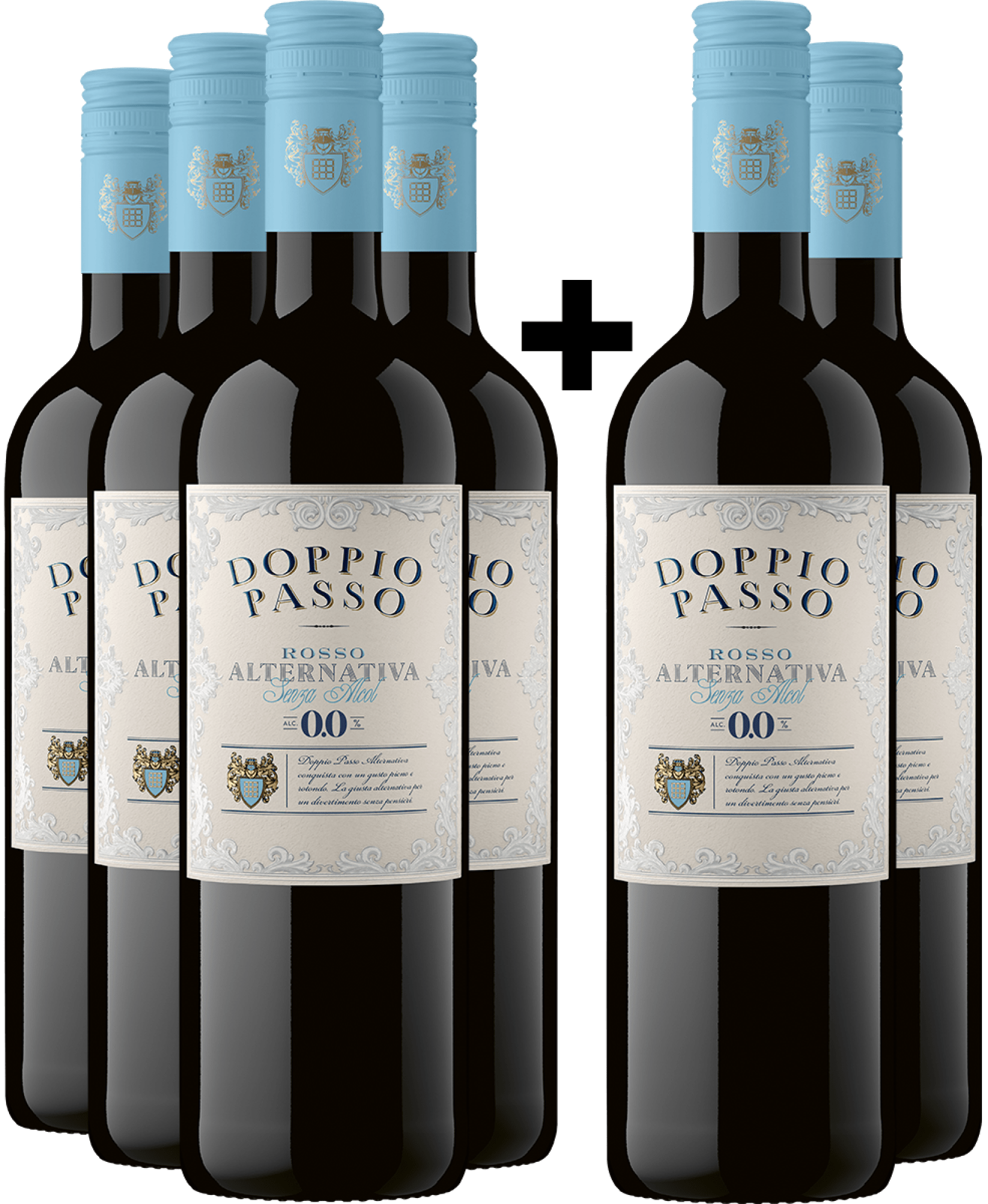 4+2-PAKET Doppio Passo Rosso »Alternativa« Alkoholfrei