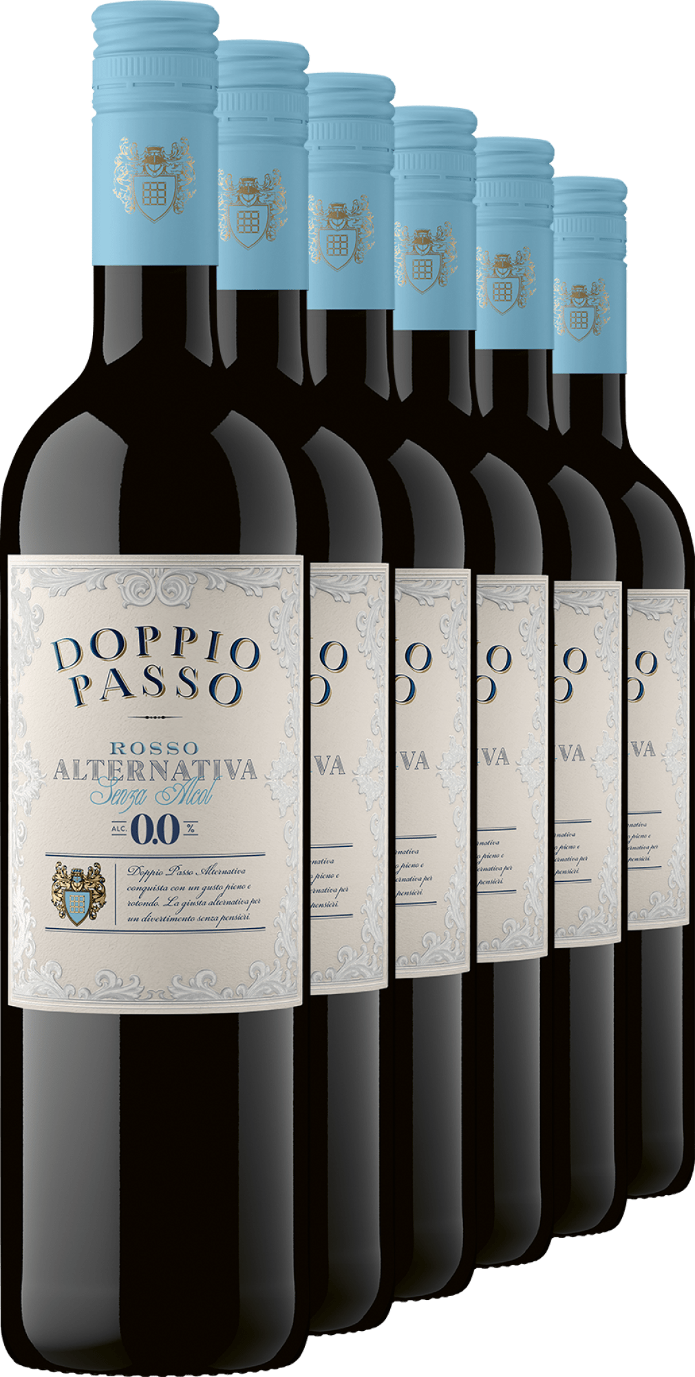 Doppio Passo Rosso »Alternativa« Alkoholfrei im 6er-Vorratspaket