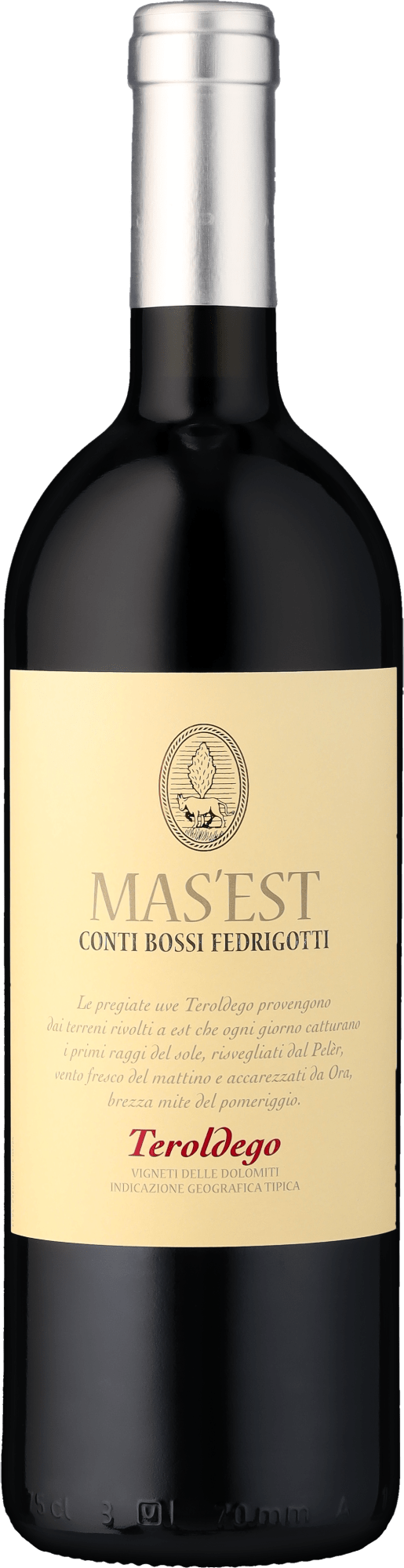 Conti Bossi Fedrigotti Mas’Est Teroldego Vigneti delle Dolomiti