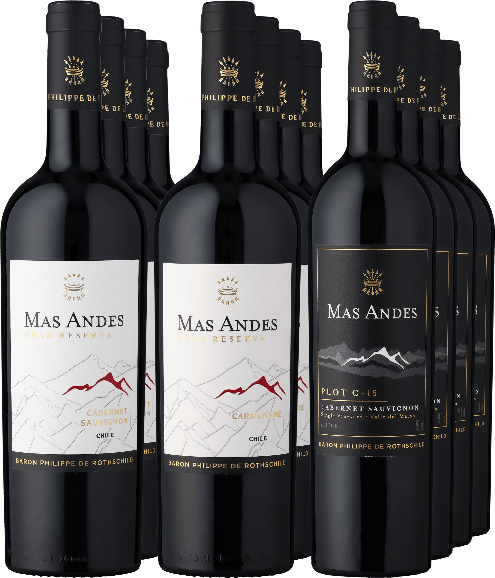 4002859984360 - 12er-Probierpaket »Bestseller Mas Andes« 4002859984360 - 12er-Probierpaket »Bestseller Mas Andes«