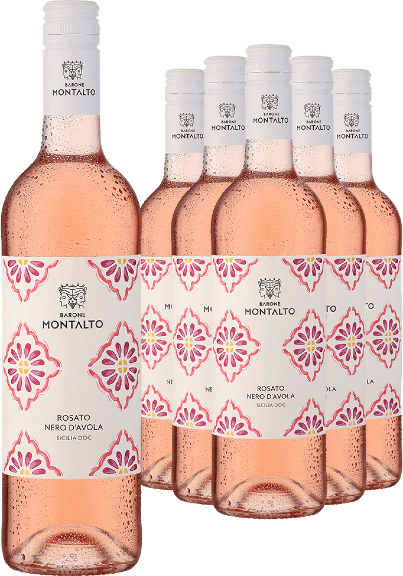 5+1-PAKET Barone Montalto »Due Mondi« Nero d'Avola Rosato 2025