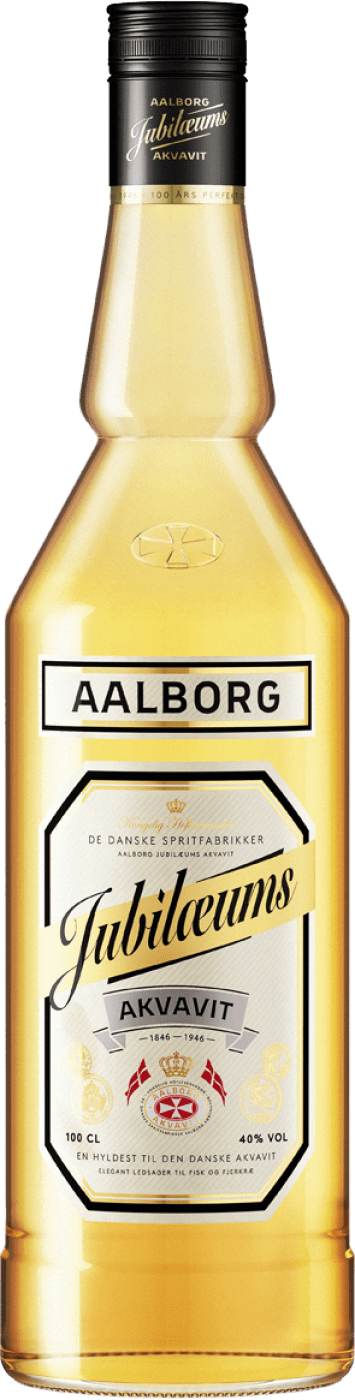 Image of Aalborg Jubiläums Akvavit - Obstbrand, Dänemark, trocken, 1l