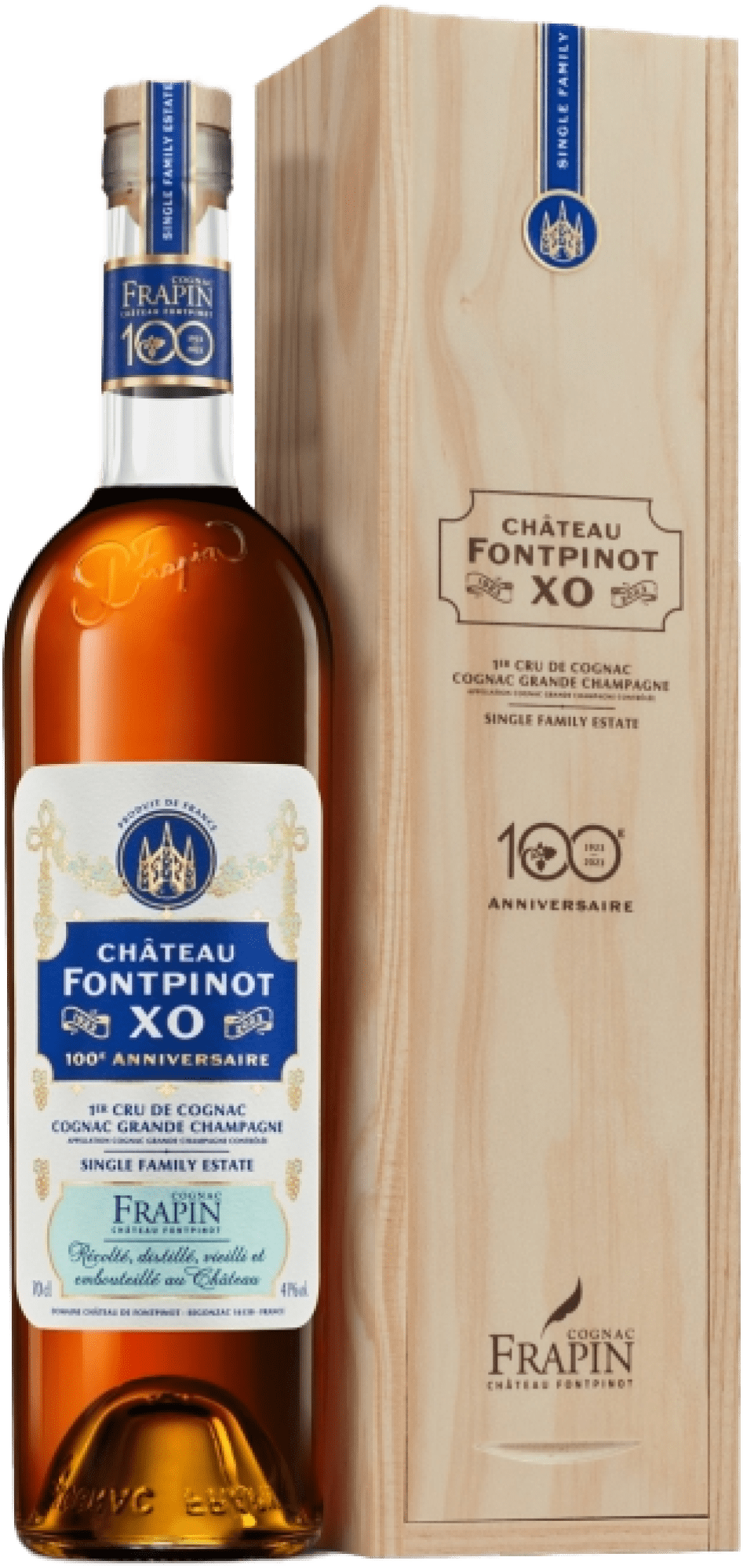 3305480411702 - Cognac Frapin Château Fontpinot XO 100 Anniversary Premier Cru 3305480411702 - Cognac Frapin Château Fontpinot XO 100 Anniversary Premier Cru