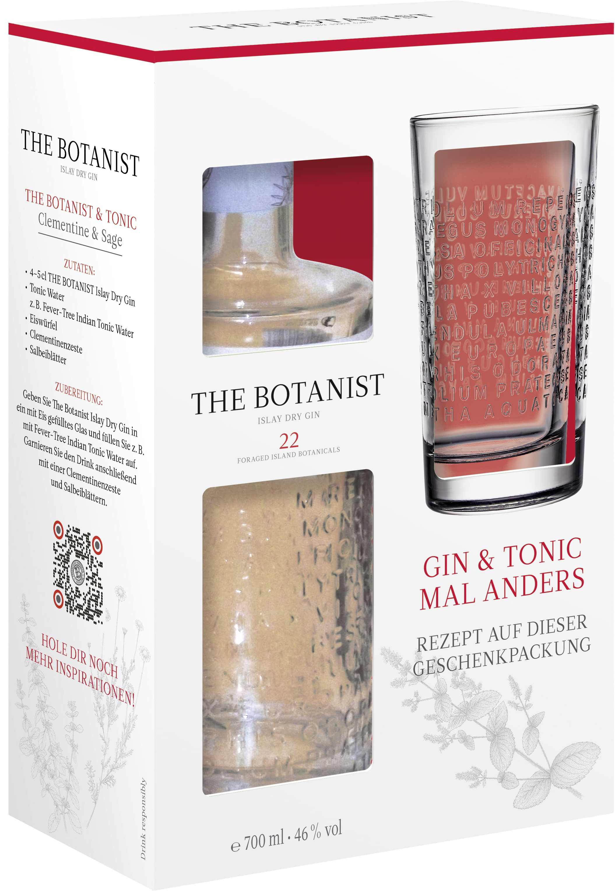 The Botanist Islay Dry Gin in Geschenkverpackung