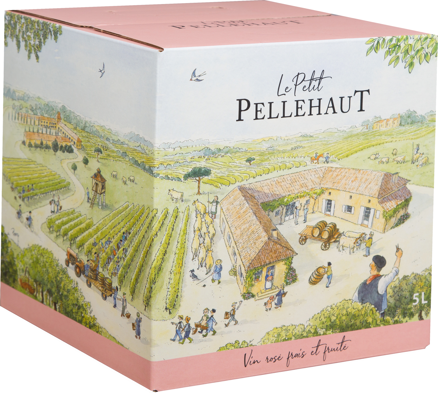 Le Petit Pellehaut Rosé -Bag-in-Box