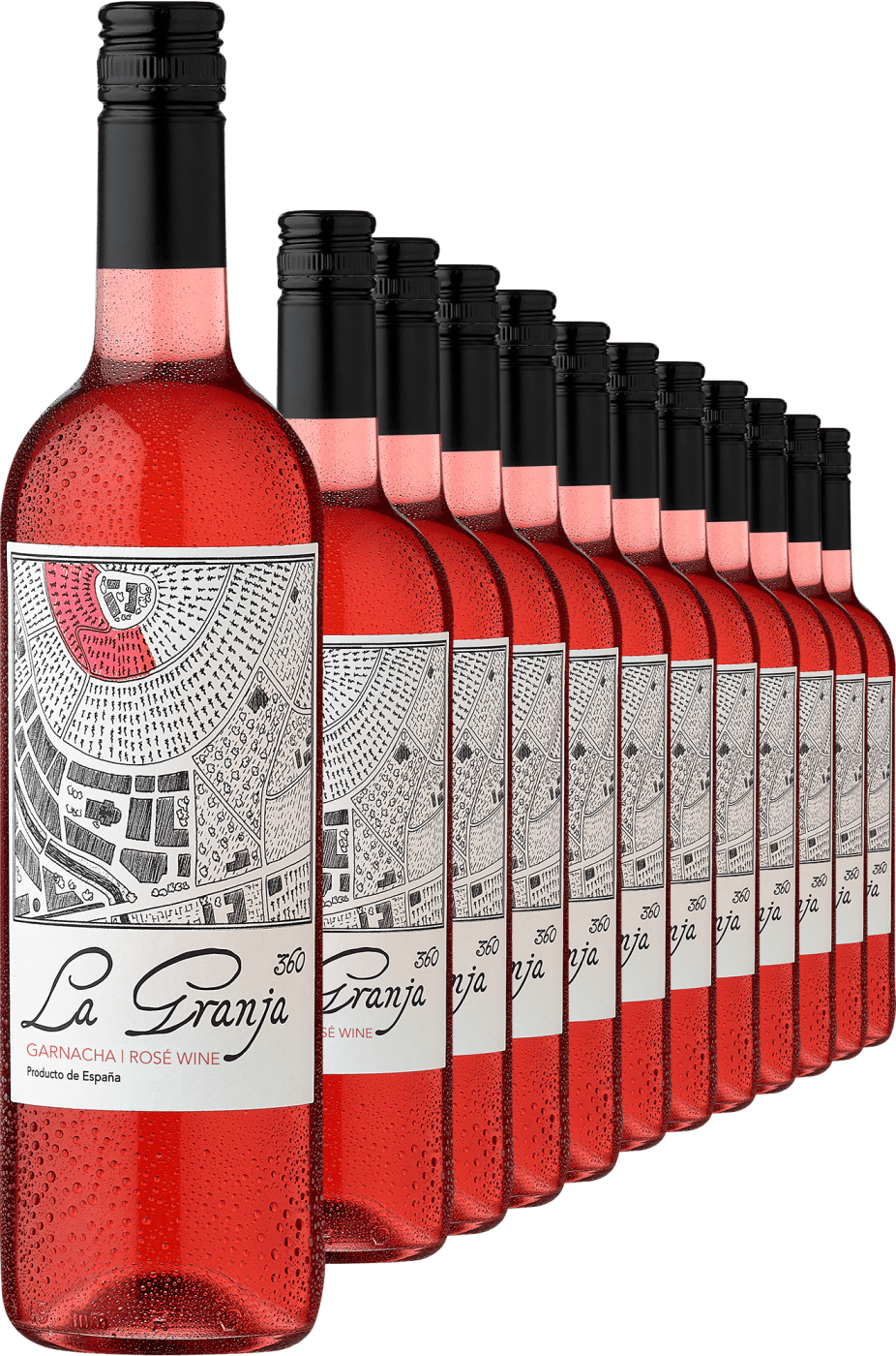 2023 La Granja 360° Garnacha Rosado im 12er-Vorratspaket Virgen del Aguila Ludwig von Kapff DE