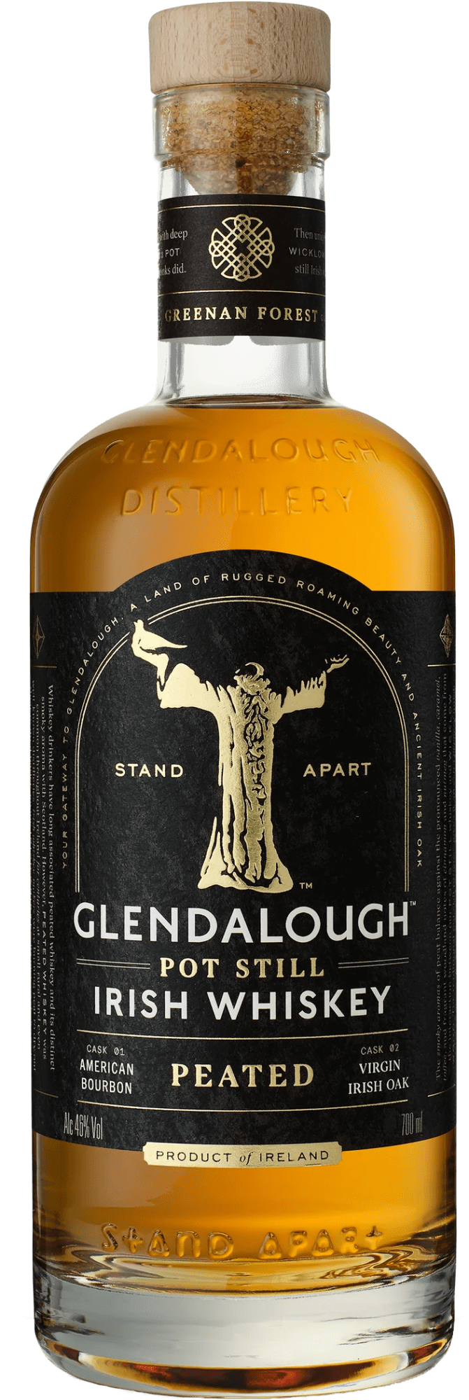 5391537514470 - Glendalough Peated Pot Still Irish Whiskey