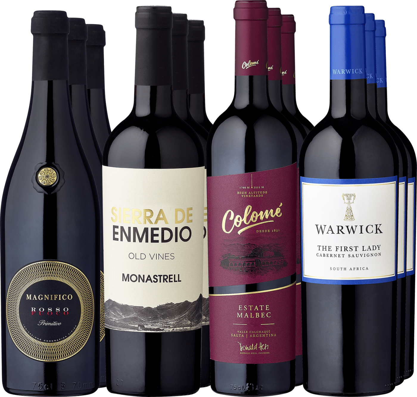 12er-Probierpaket »Entflammte Leidenschaften«  Club of Wine DE