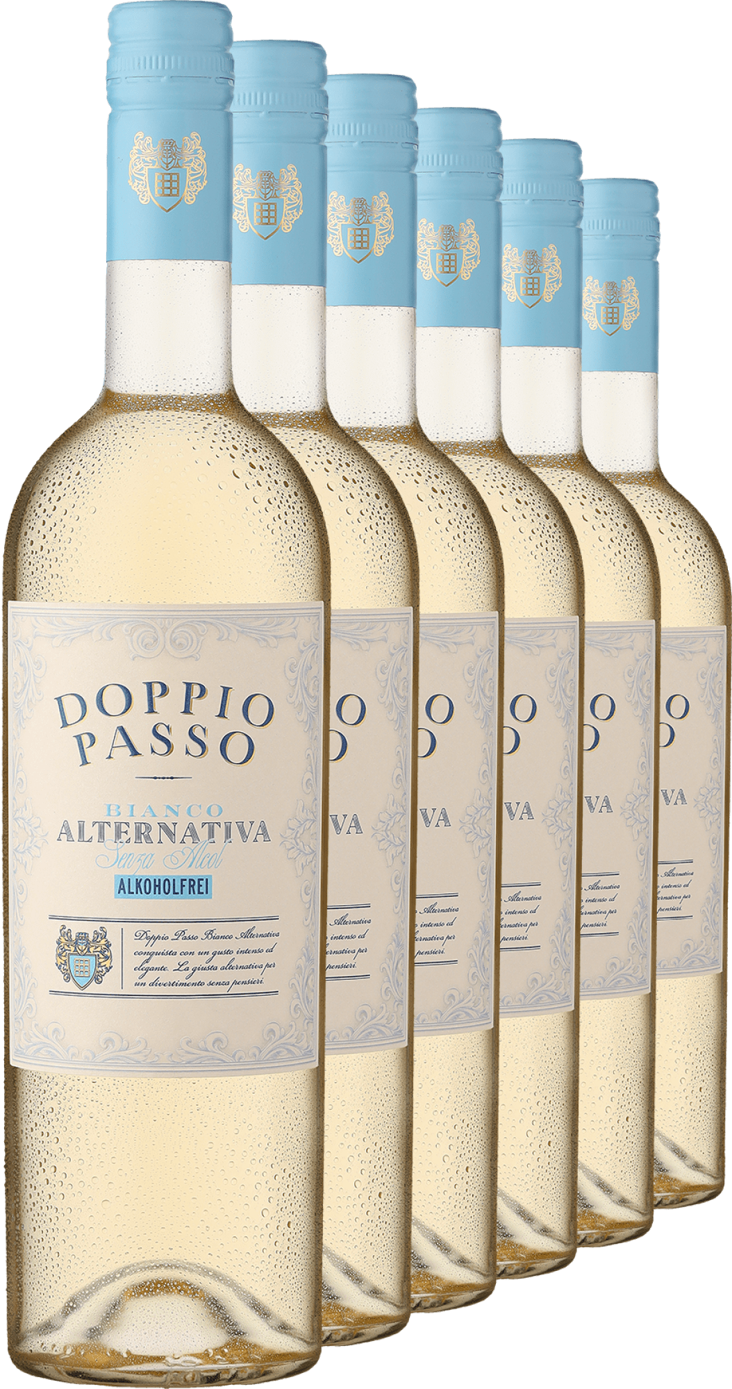 4002859987149 - Doppio Passo Bianco »Alternativa« Alkoholfrei im 6er-Vorratspaket