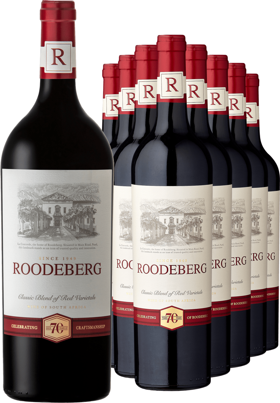 2021 KWV Roodeberg im 8er-Vorratspaket inkl. 2020erMagnumflasche