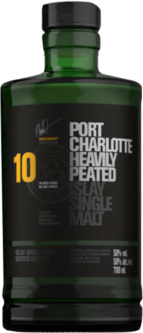Image of 10 YO Heavily Peated Islay Single Malt, Scotch Whisky, 0,7 L, 50% Vol., Schottland, Spirituosen