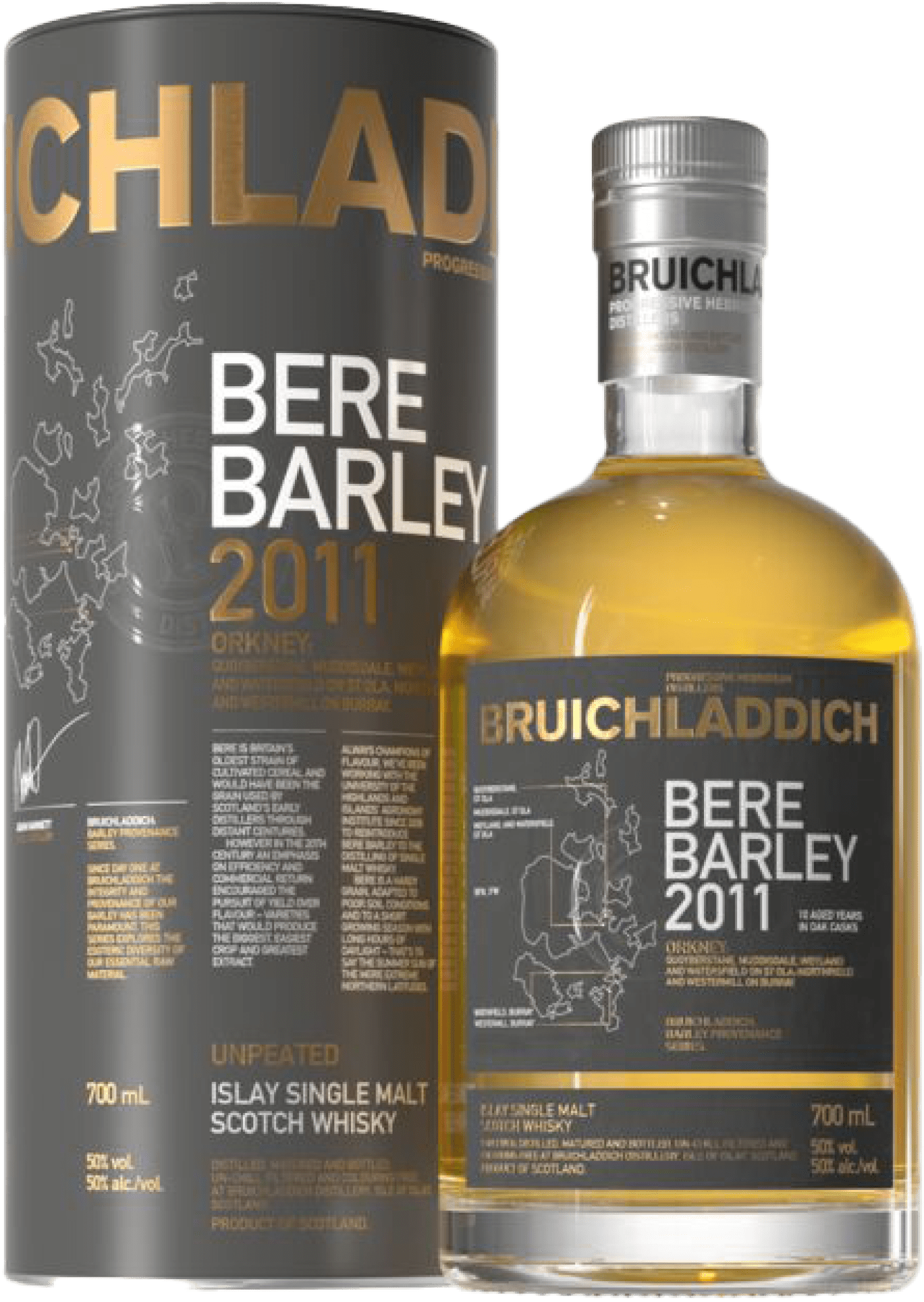 5055807414944 - Bruichladdich Bere Barley Islay Single Malt Scotch Whisky 5055807414944 - Bruichladdich Bere Barley Islay Single Malt Scotch Whisky