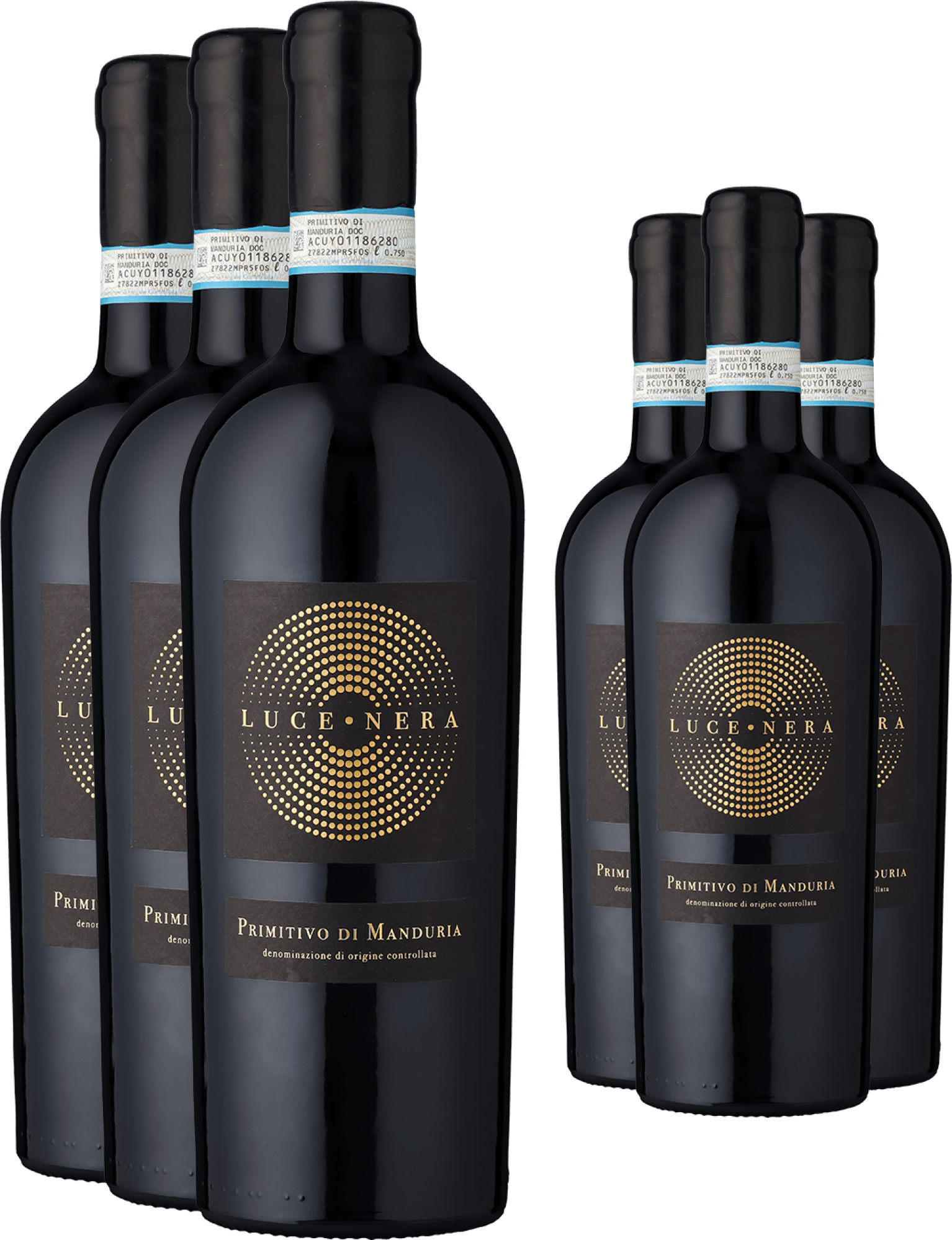 4002859997193 - 2024 Luce Nera Primitivo di Manduria im 6er-Vorratspaket