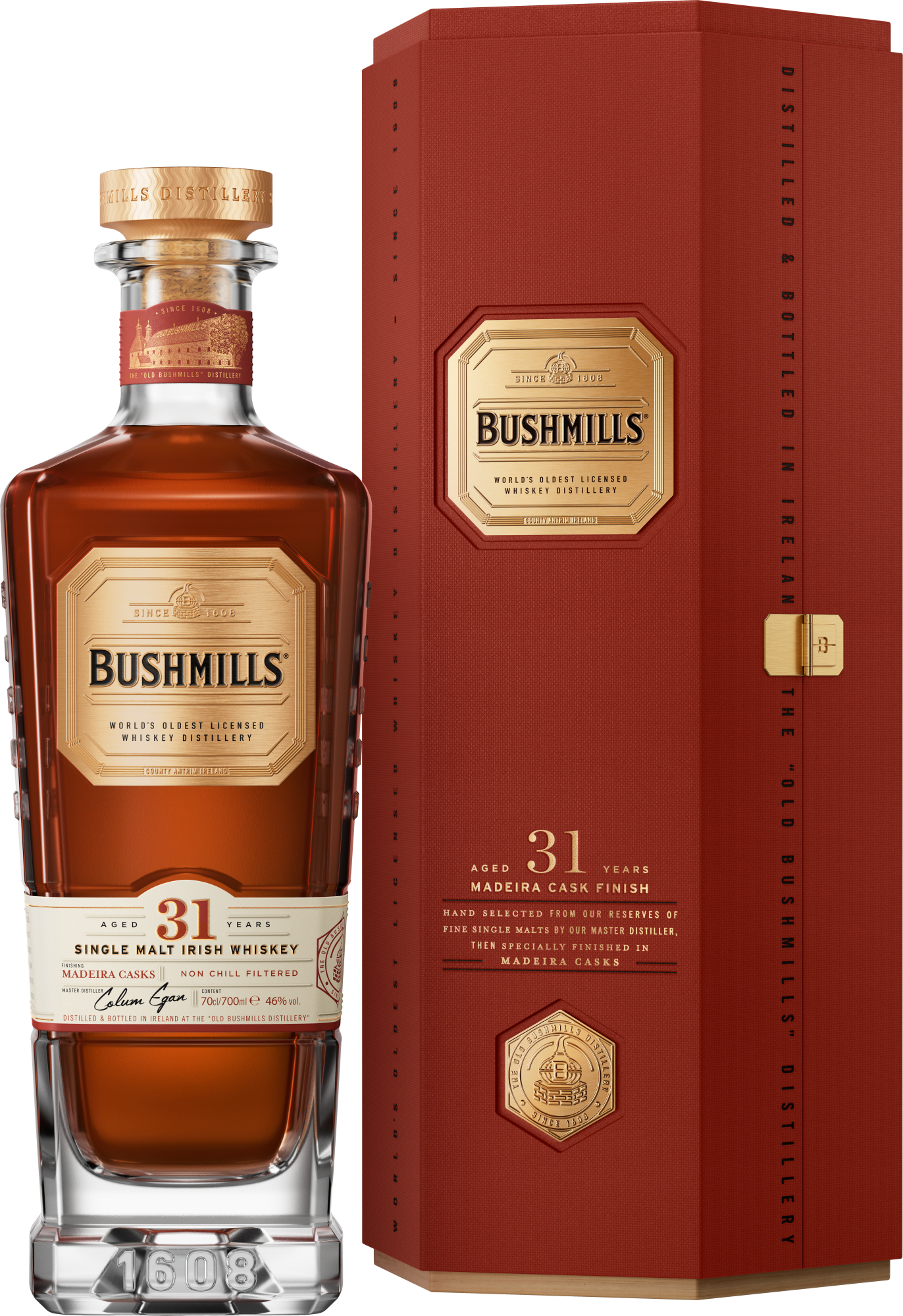 5055966820259 - Bushmills 31 Years Old Single Malt Irish Whiskey in Geschenkverpackung 5055966820259 - Bushmills 31 Years Old Single Malt Irish Whiskey in Geschenkverpackung