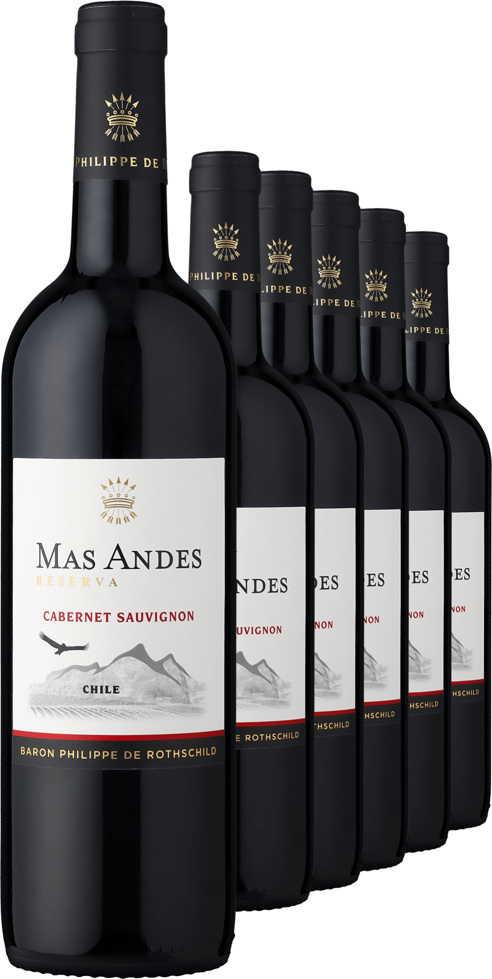 4002859988078 - 2023 Rothschild Mas Andes Reserva Cabernet Sauvignon im 6er-Vorratspaket 4002859988078 - 2023 Rothschild Mas Andes Reserva Cabernet Sauvignon im 6er-Vorratspaket