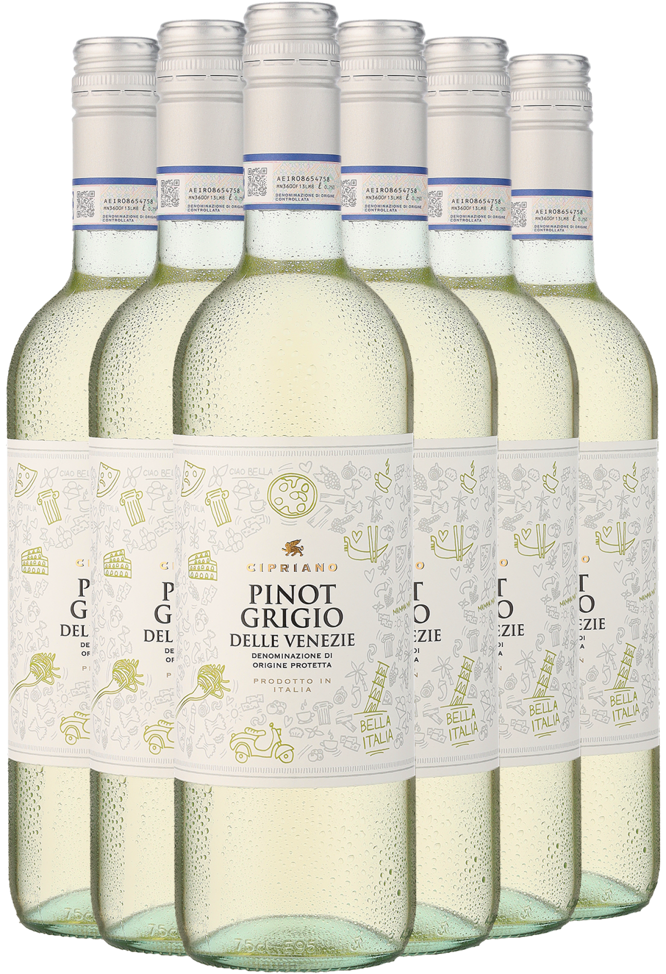 2025 Cipriano Pinot Grigio im 6er-Vorratspaket