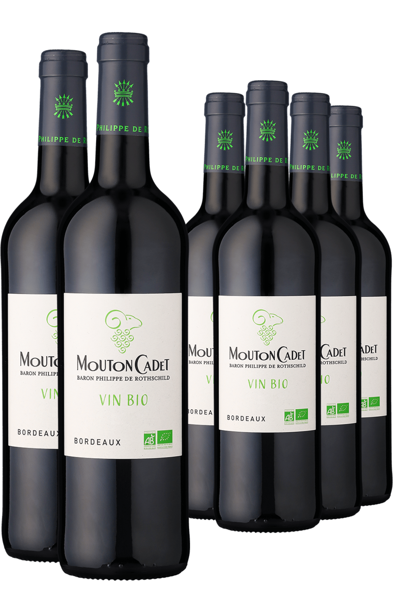 4+2-PAKET Mouton Cadet Rouge – Bio 2021