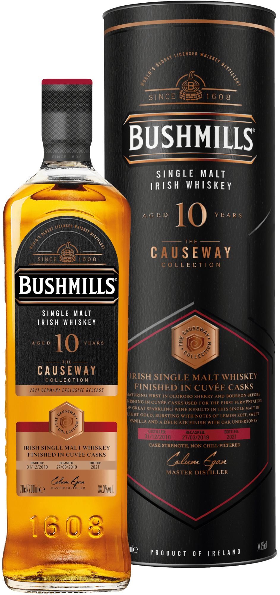5055966830326 - Bushmills »Causeway Collection« 10 Years Single Malt Irish Whiskey 5055966830326 - Bushmills »Causeway Collection« 10 Years Single Malt Irish Whiskey