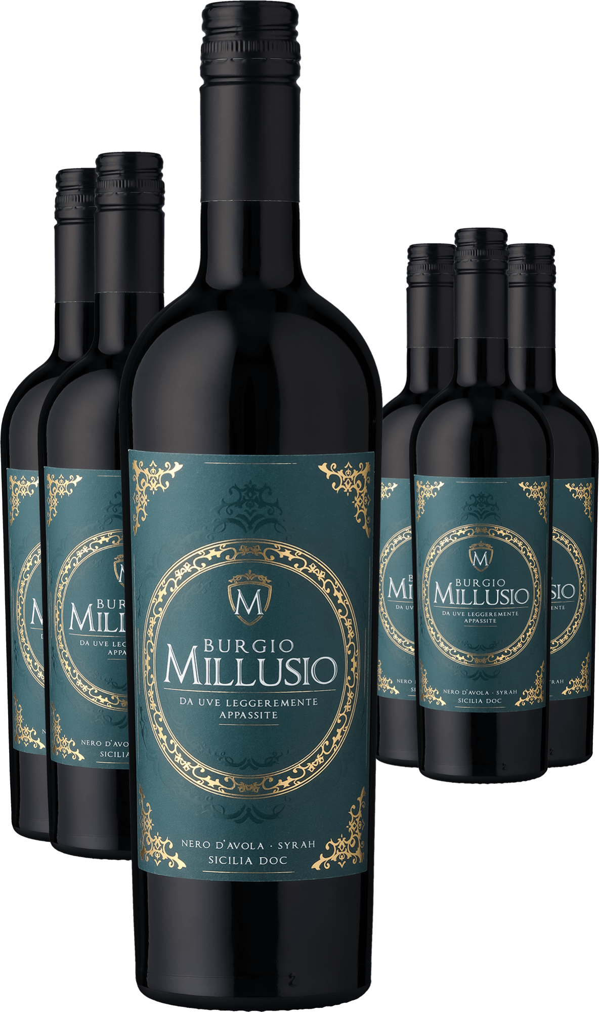 3+3-PAKET Burgio Millusio Nero d'Avola Syrah - Bio 2023