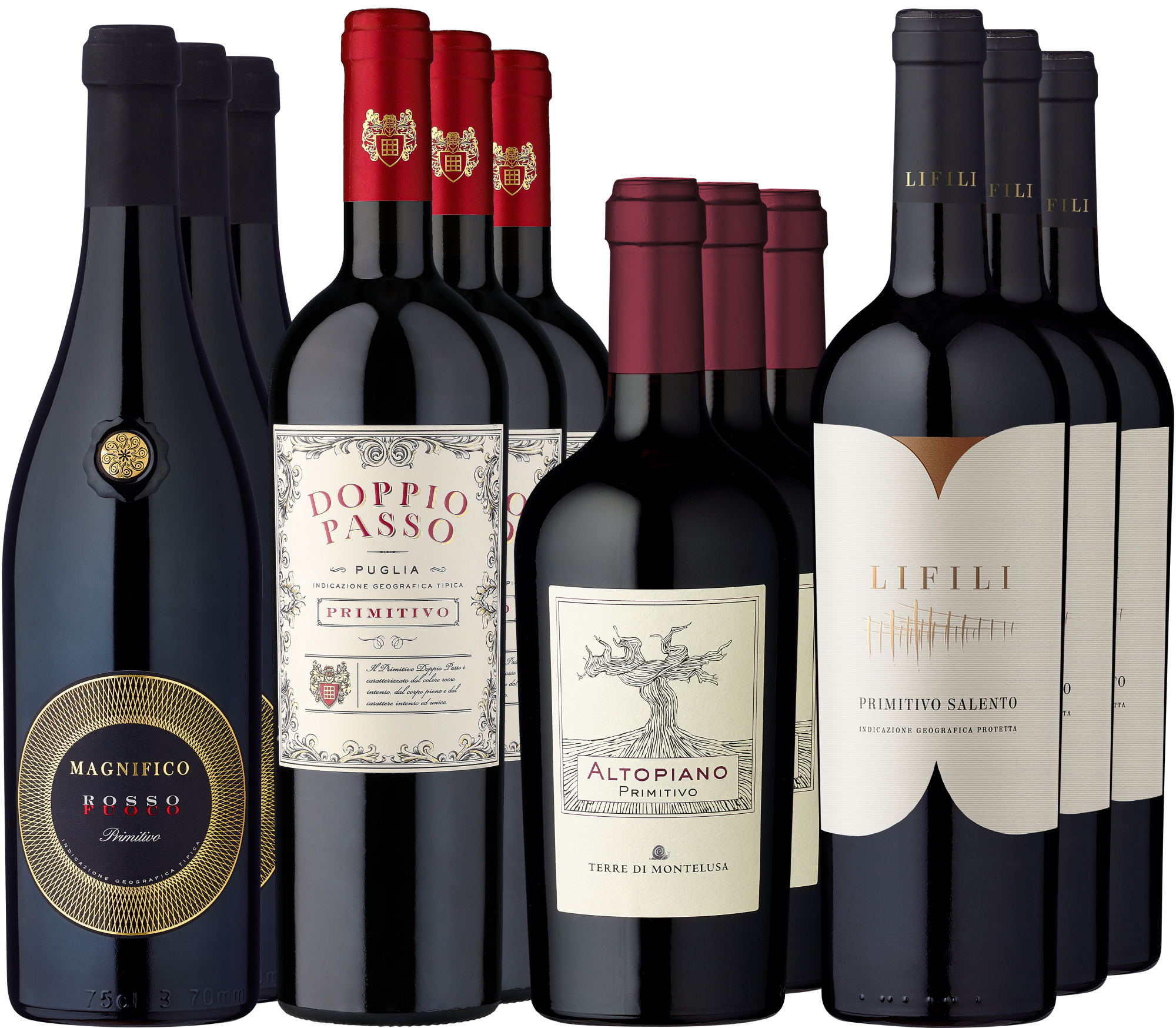 12er-Probierpaket »Mein Schatz heißt Primitivo«