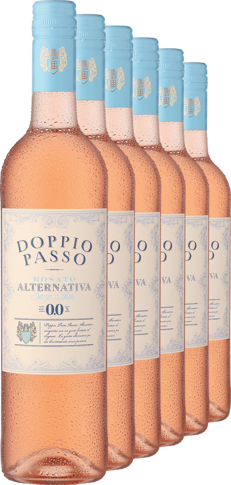 Doppio Passo Rosato »Alternativa« Alkoholfrei im 6er-Vorratspaket