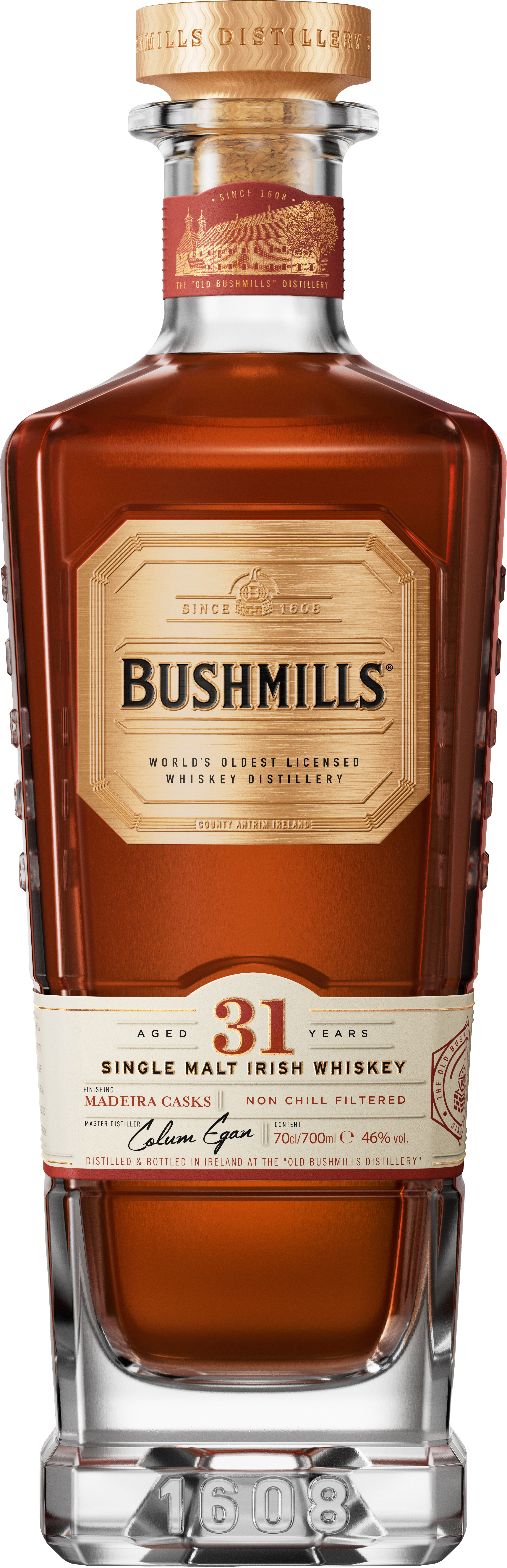 Image of Bushmills 31 Years Old Single Malt Irish Whiskey in Geschenkverpackung