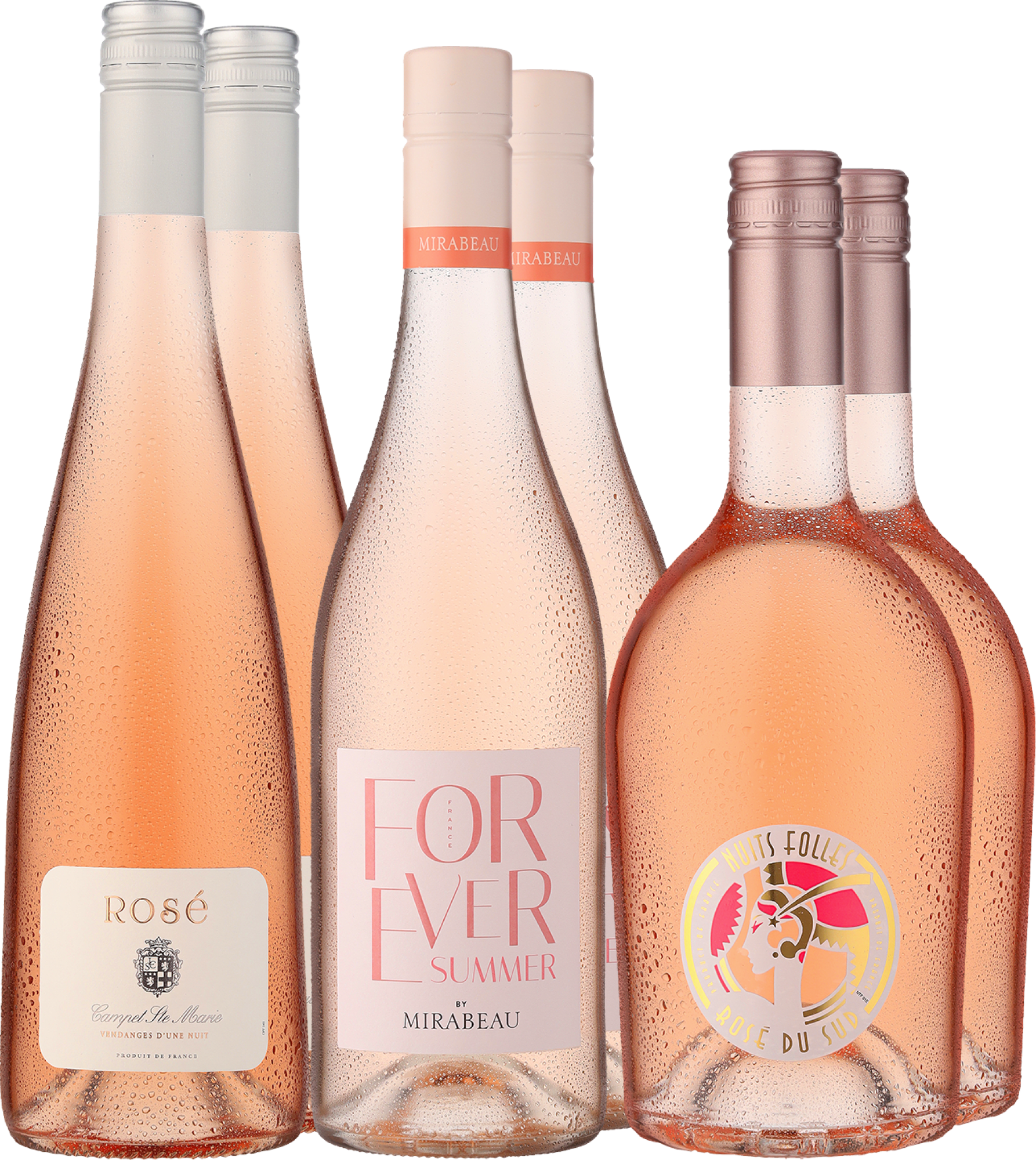 6er-Probierpaket »Rosé-Juwelen Frankreichs«