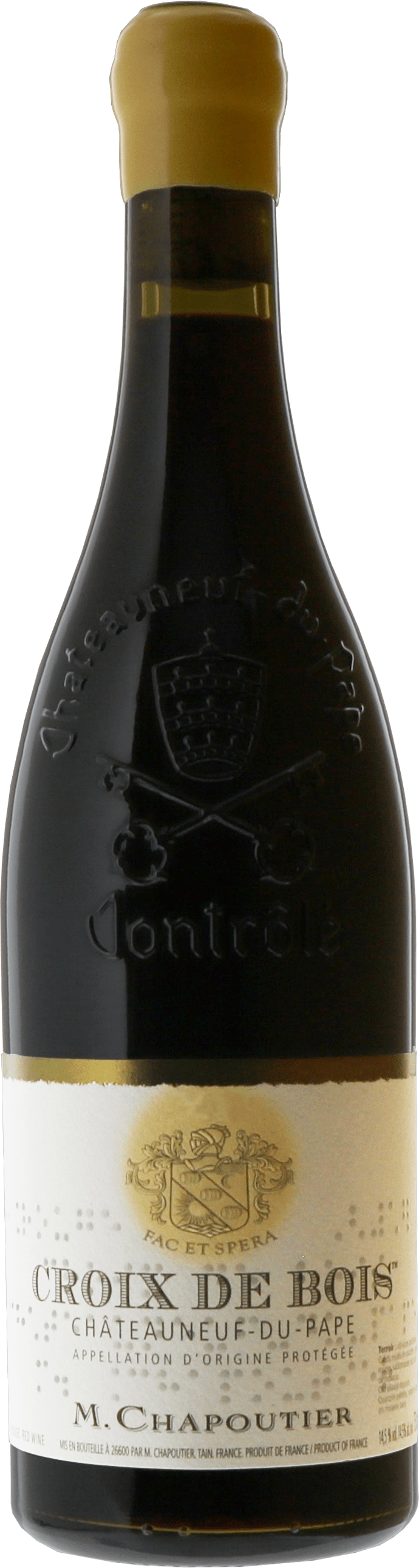 M. Chapoutier »Croix de Bois« Rouge - ab 6 Flaschen in der Holzkiste - Demeter