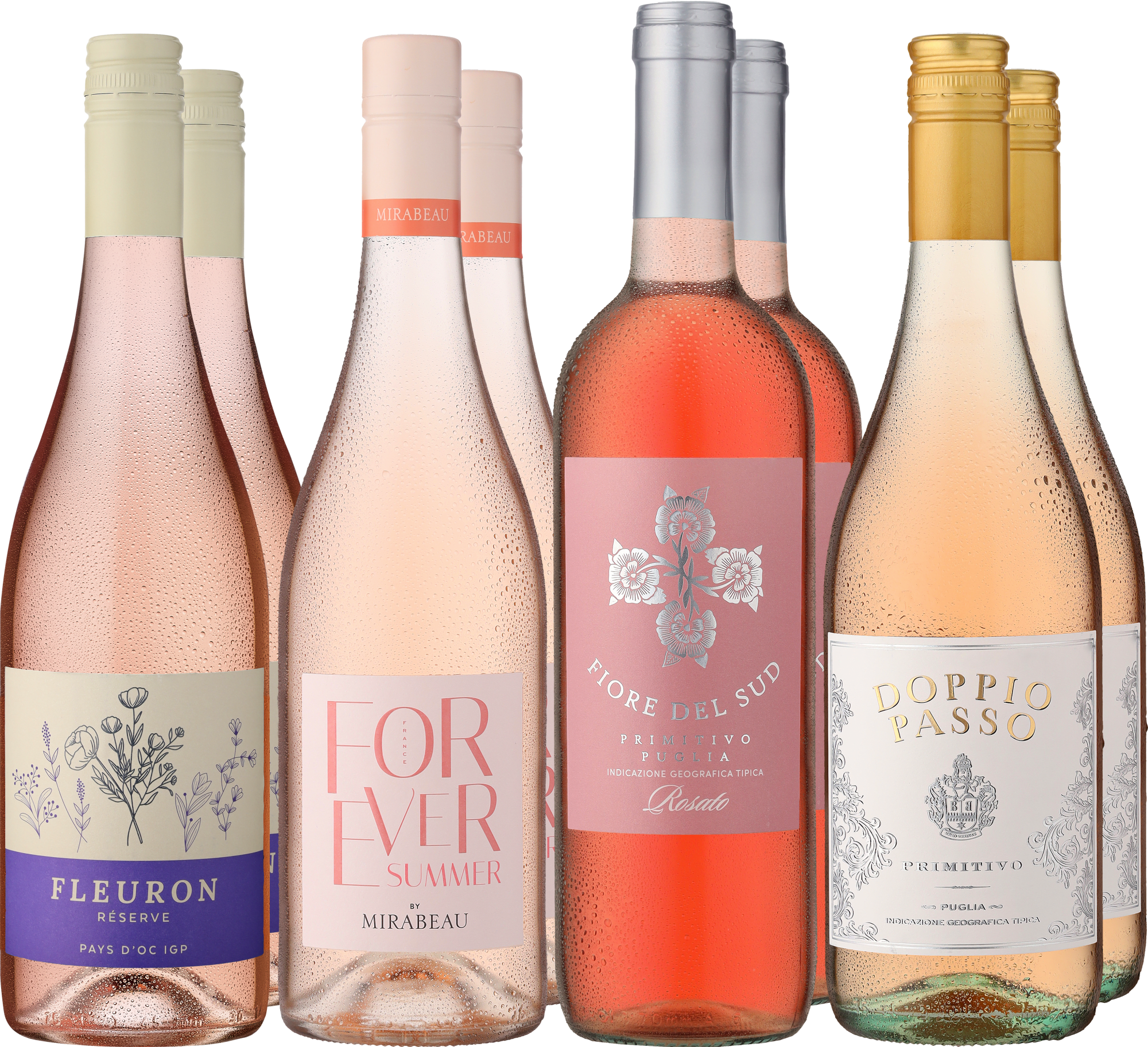 4002859996219 - 8er-Probierpaket »Mediterrane Rosé-Favoriten« 4002859996219 - 8er-Probierpaket »Mediterrane Rosé-Favoriten«