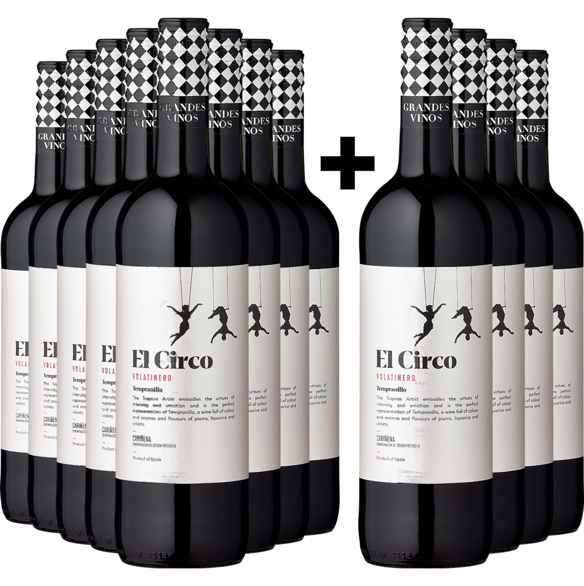 8+4-PAKET El Circo »Volatinero« Tempranillo 2023
