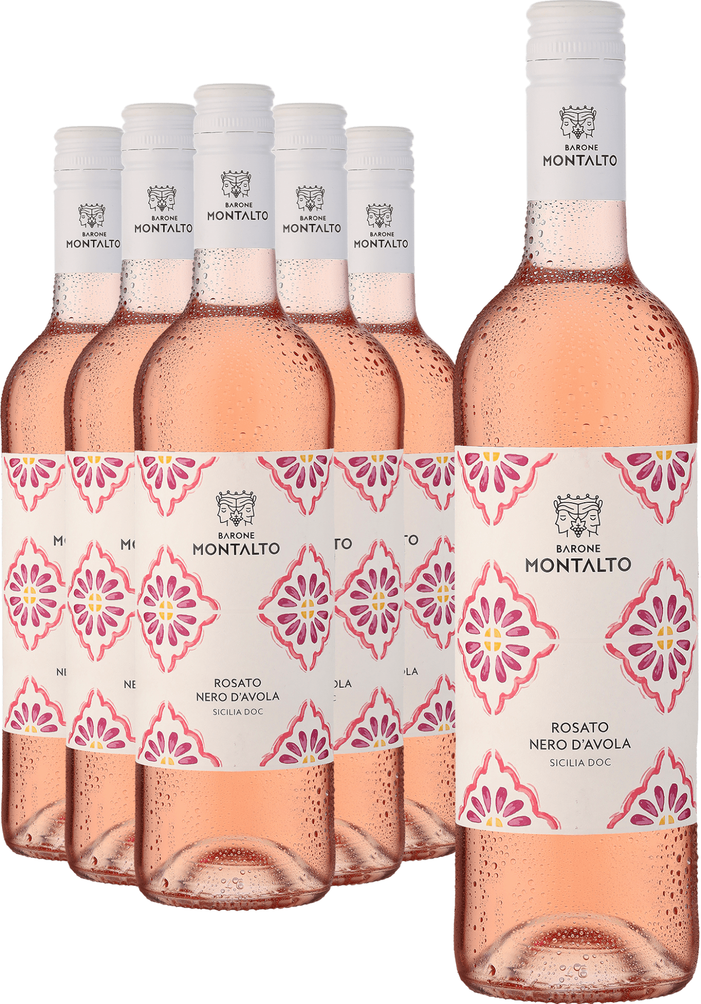 5+1-PAKET Barone Montalto »Due Mondi« Nero d'Avola Rosato 2025