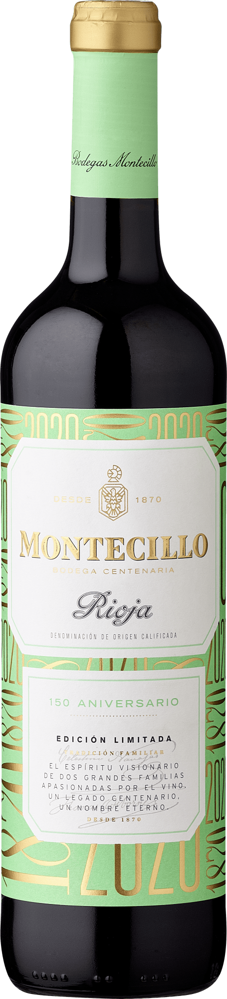 8410337337038 - 2018 Montecillo Crianza Limited Edition 150 Aniversario trocken Rioja 8410337337038 - 2018 Montecillo Crianza Limited Edition 150 Aniversario trocken Rioja
