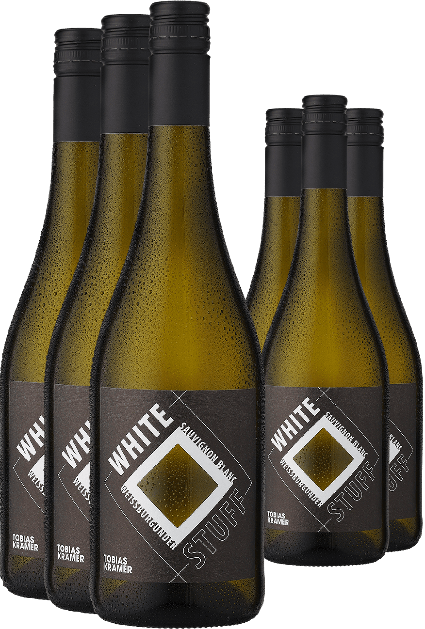 3+3-PAKET Krämer »White Stuff« Weißburgunder & Sauvignon Blanc 2024