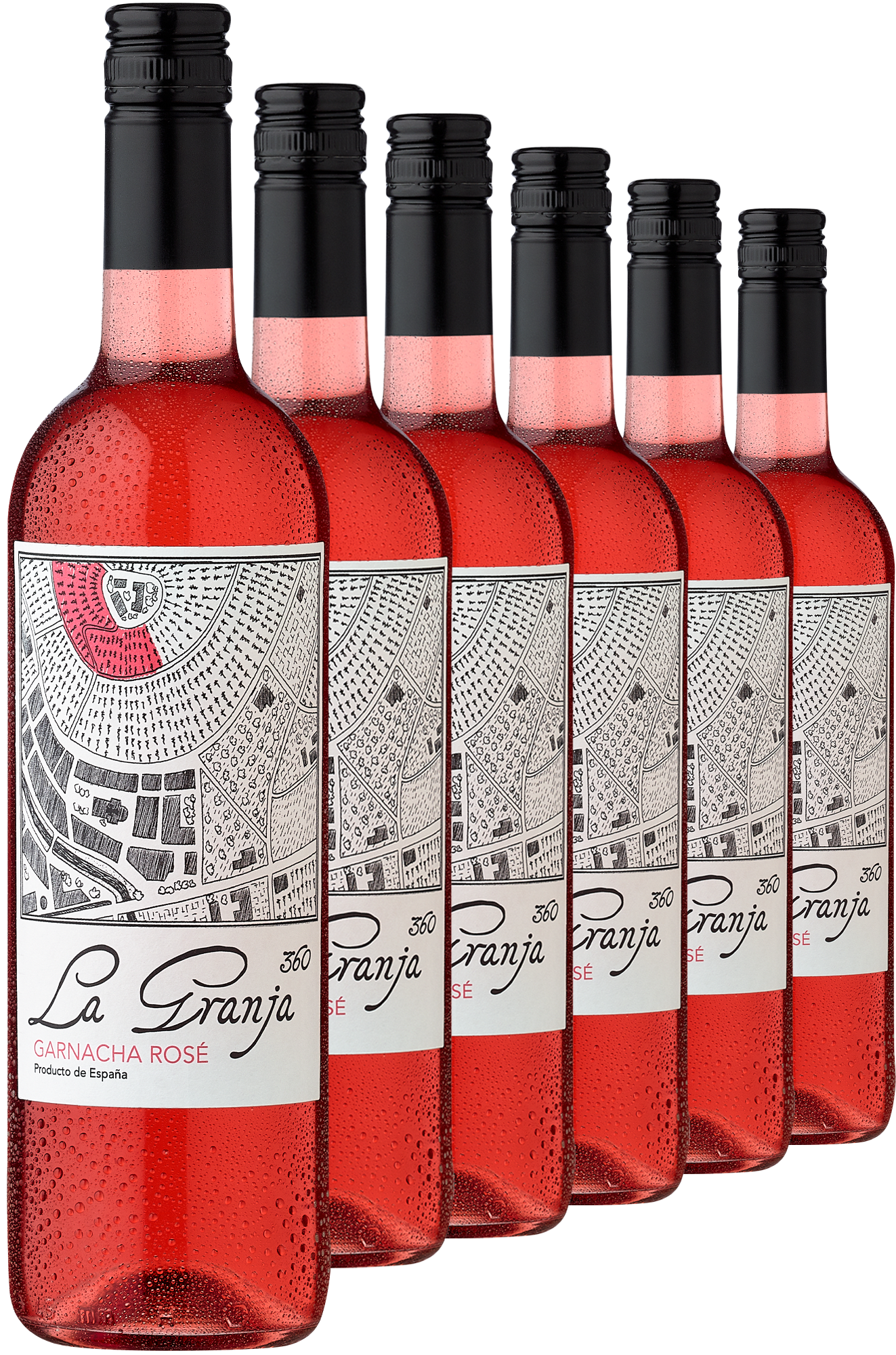 Image of 2023 La Granja 360° Garnacha Rosado im 6er-Vorratspaket