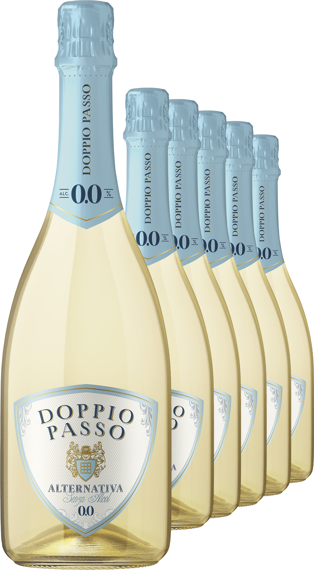 4002859989266 - Doppio Passo »Alternativa« Sparkling Alkoholfrei im 6er-Vorratspaket 4002859989266 - Doppio Passo »Alternativa« Sparkling Alkoholfrei im 6er-Vorratspaket